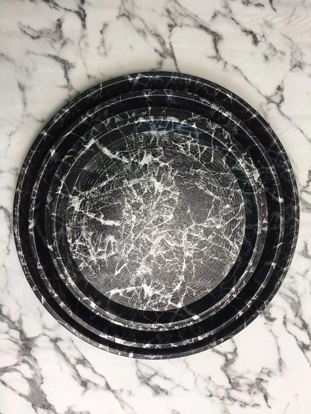 品质好/质量好/餐饮盘白底实物图