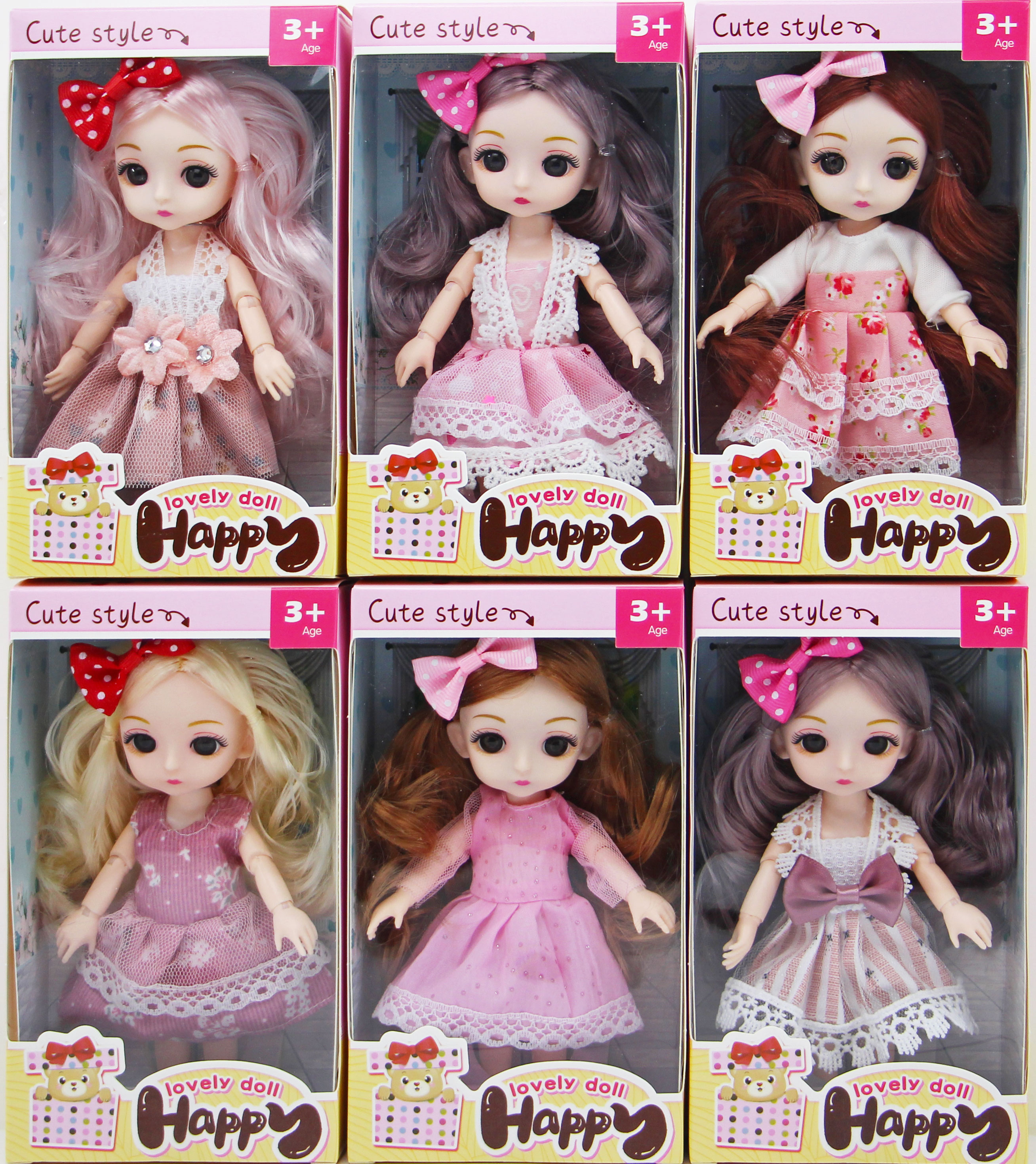 Original export order of 13-joint dolls