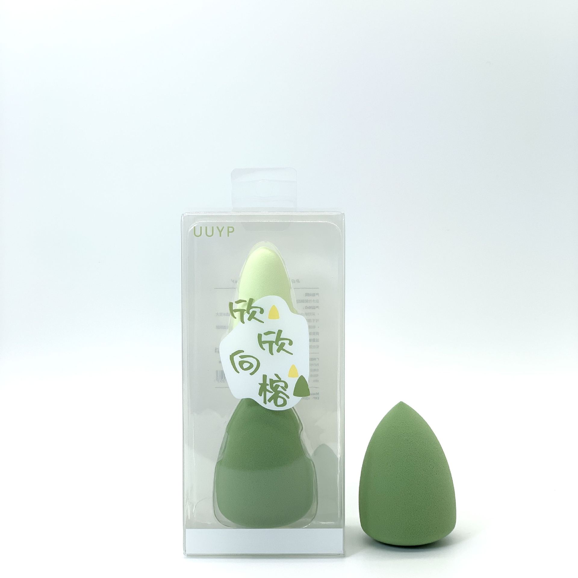 Weekend Garden Series Heterosexual Powder Puff Beauty Egg 2-piece sponge egg makeup powder puff