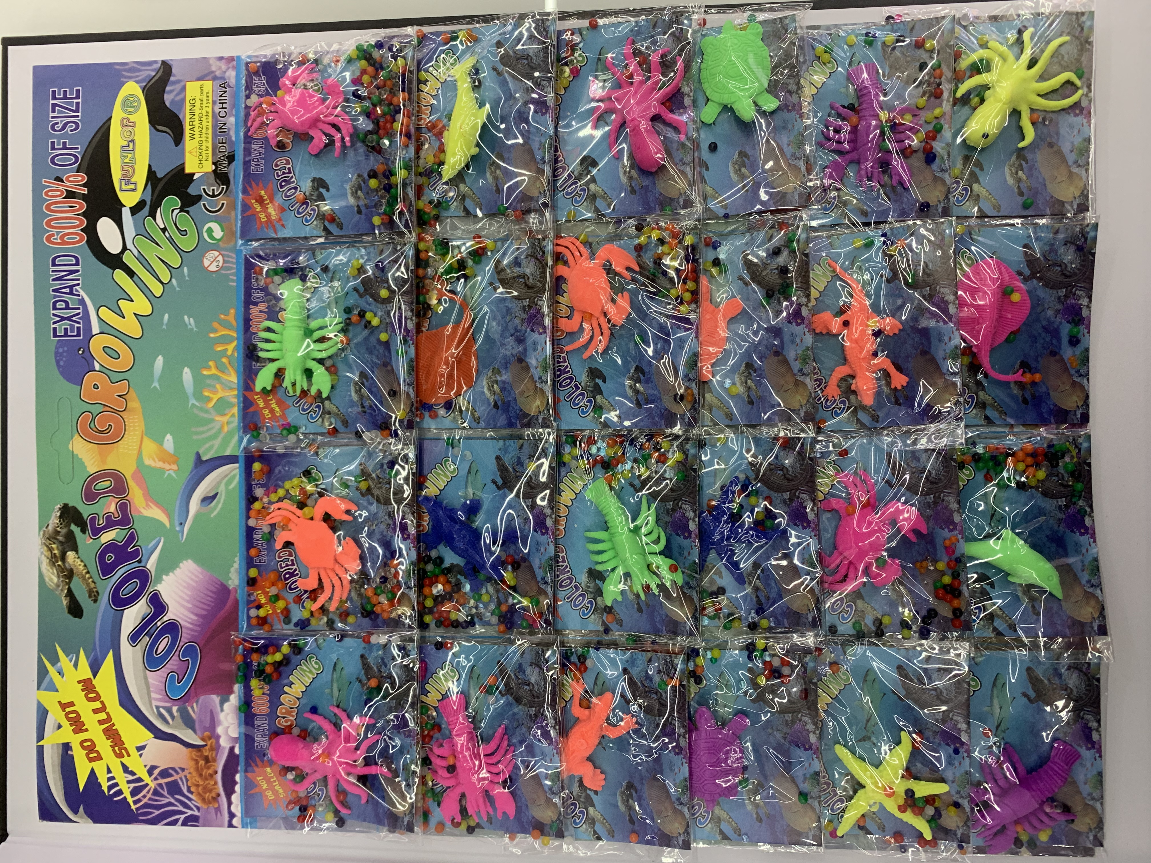 膨胀泡水海绵吸水珠泡大玩具