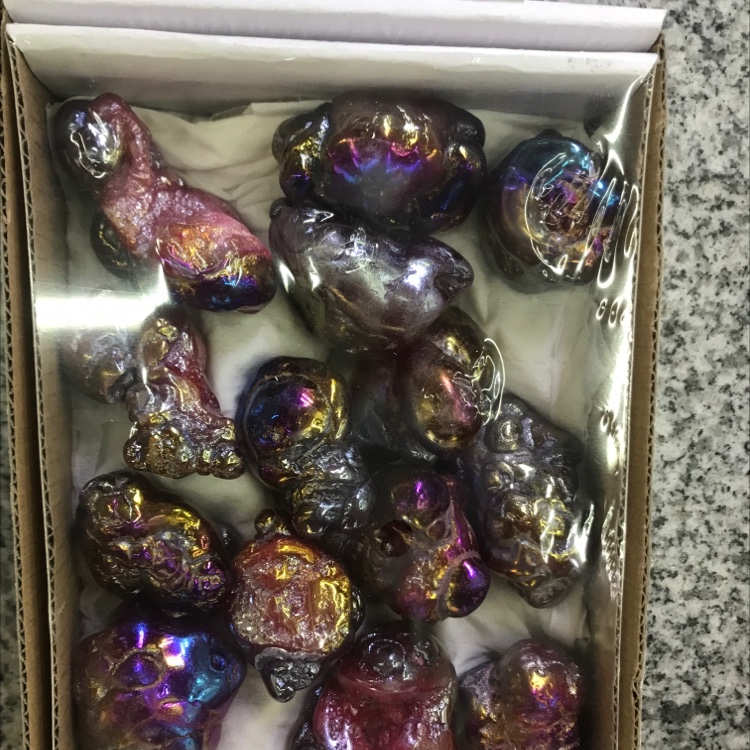 Multi-headed agate is multicolored details Picture