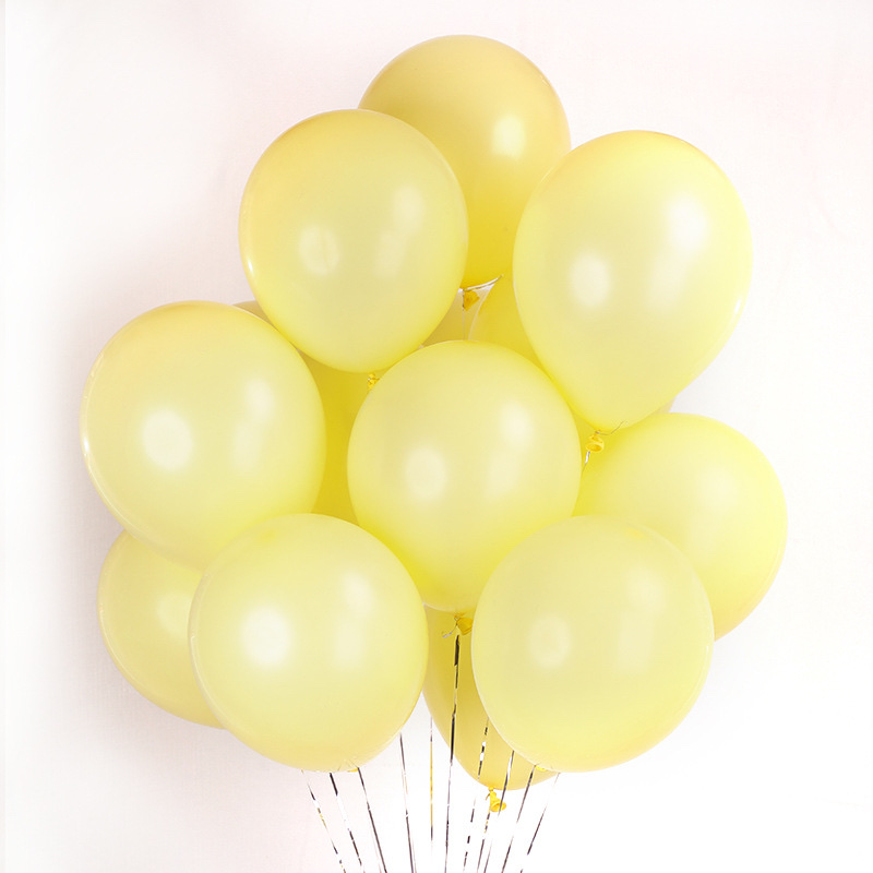 Wholesale of pearlescent latex balloon party decorations details Picture