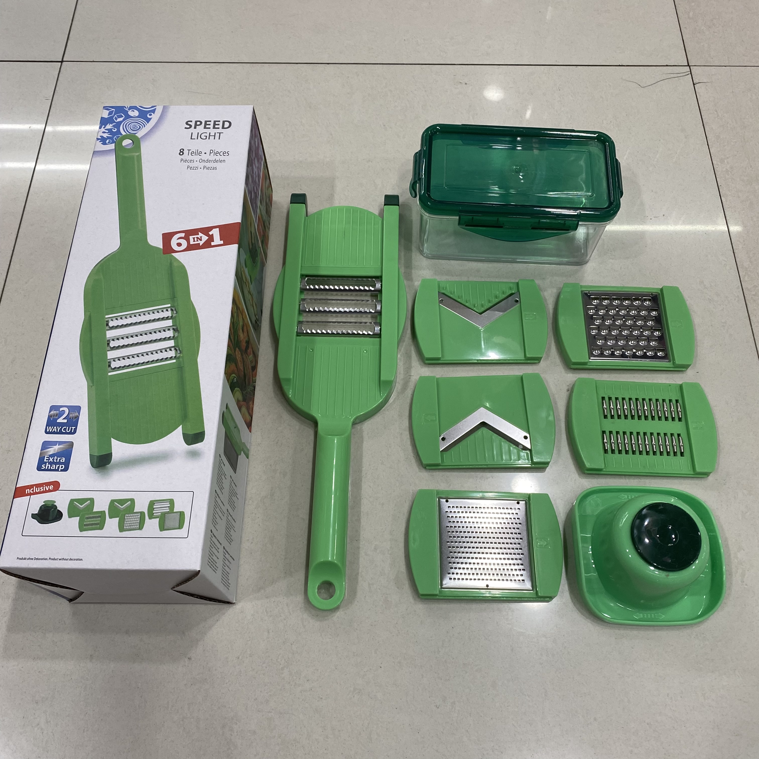 6 sets of all kinds of kitchen utensils, shredded radish, kitchen planer, vegetable slicer, shredded potatoes, slicer, and household peeler