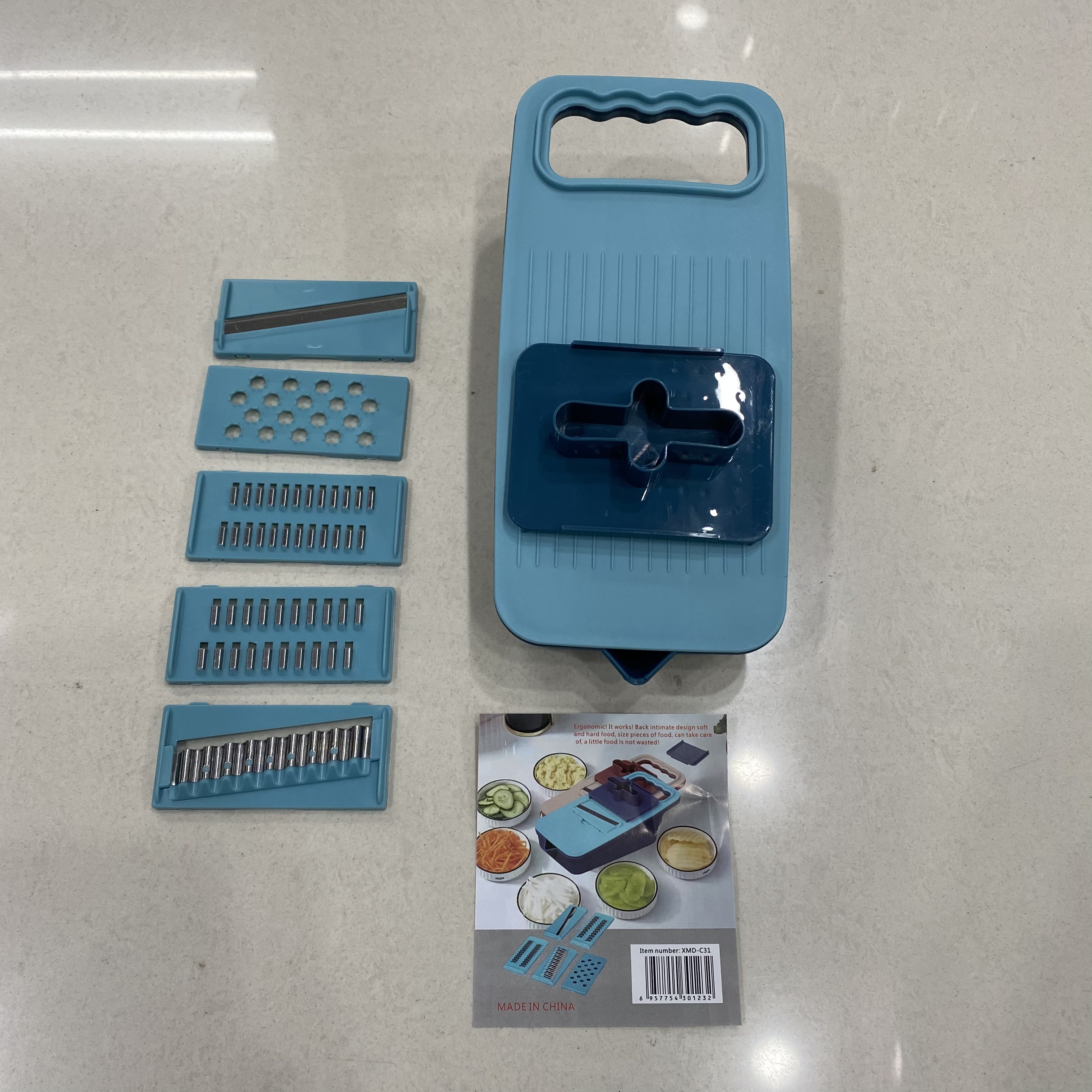 Household vegetable slicer: Kitchen potato shreds, radish shreds, cucumber peeler, and grater