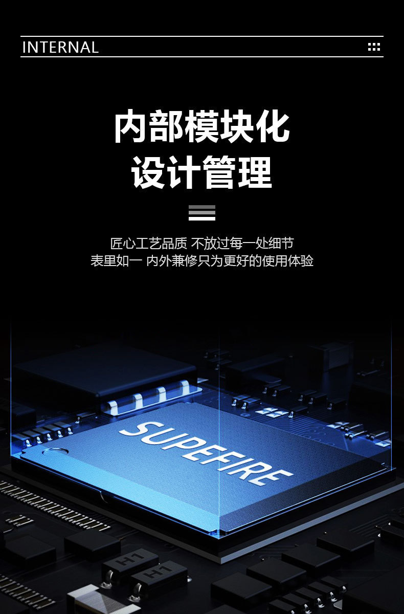 跨境新款6核led头灯户外夜钓鱼灯usb充电便携头戴式电筒强光头灯 详情图11