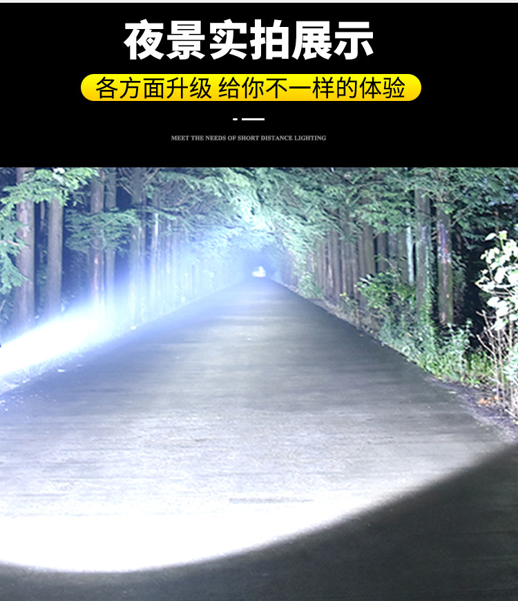 跨境新款11核led头戴式头灯便携式强光头灯户外钓鱼防水充电矿灯 详情图18