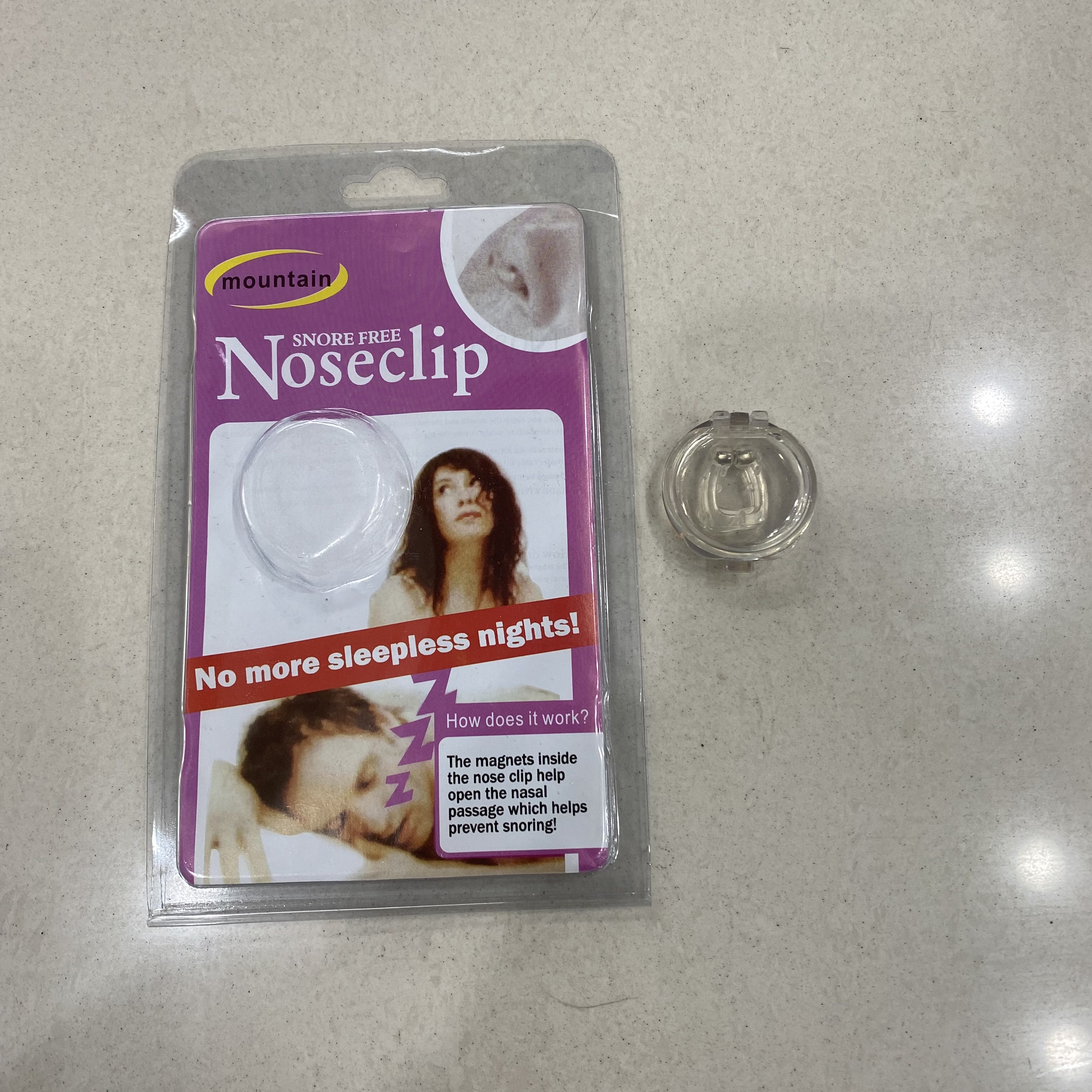 防打鼾器迷你磁性鼻夹 