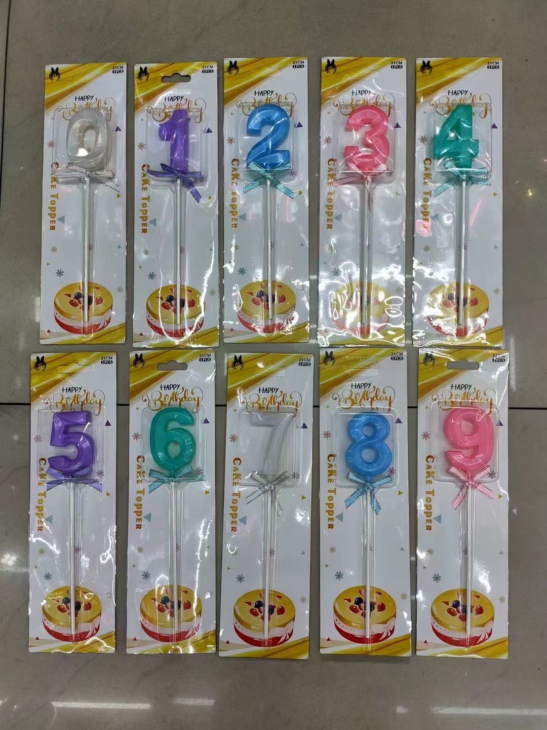 Pastel de cumpleaños inserto