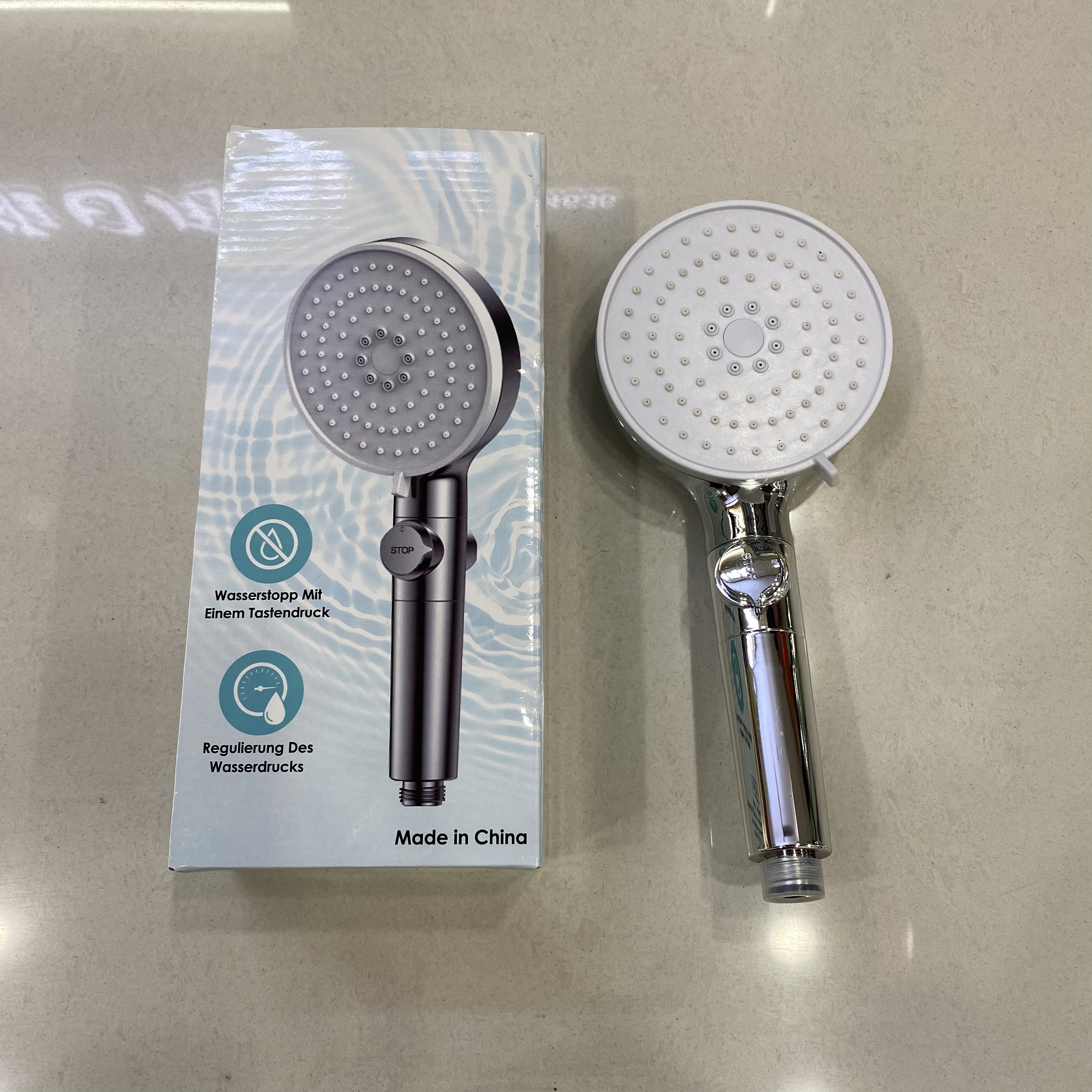 大出水喷雾增压淋浴花洒喷头大手持莲蓬头  