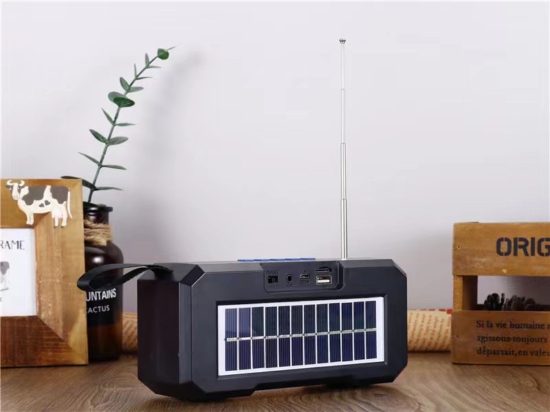 The JZ-450 manufacturer supplies the new best-selling solar panel charging Bluetooth speaker radio and African Bluetooth audio system Application Scenario