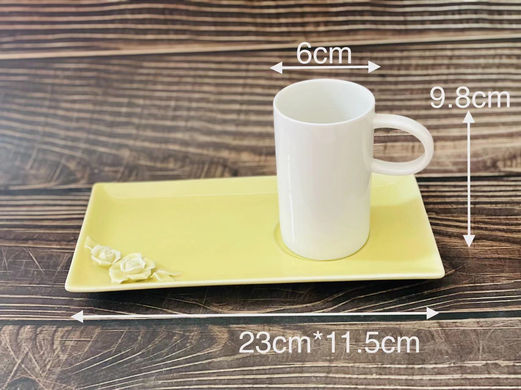 网红陶瓷创意冰淇淋风格创意卡通图案餐具套装Fy886637