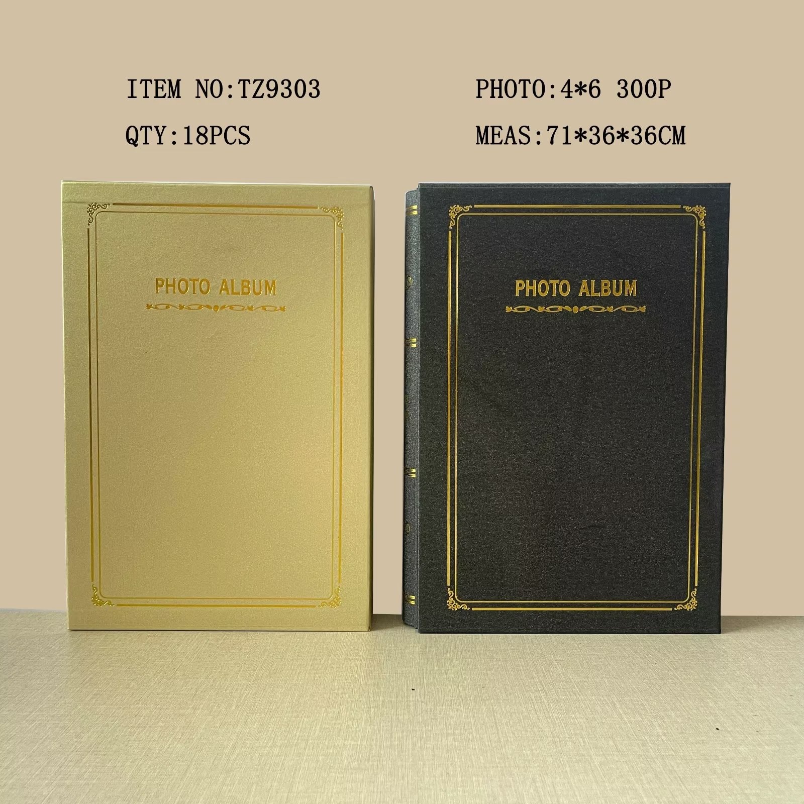 Special paper 6-inch 300-sheet photo album, large-capacity bagged box photo album, family photo album thin Specification image
