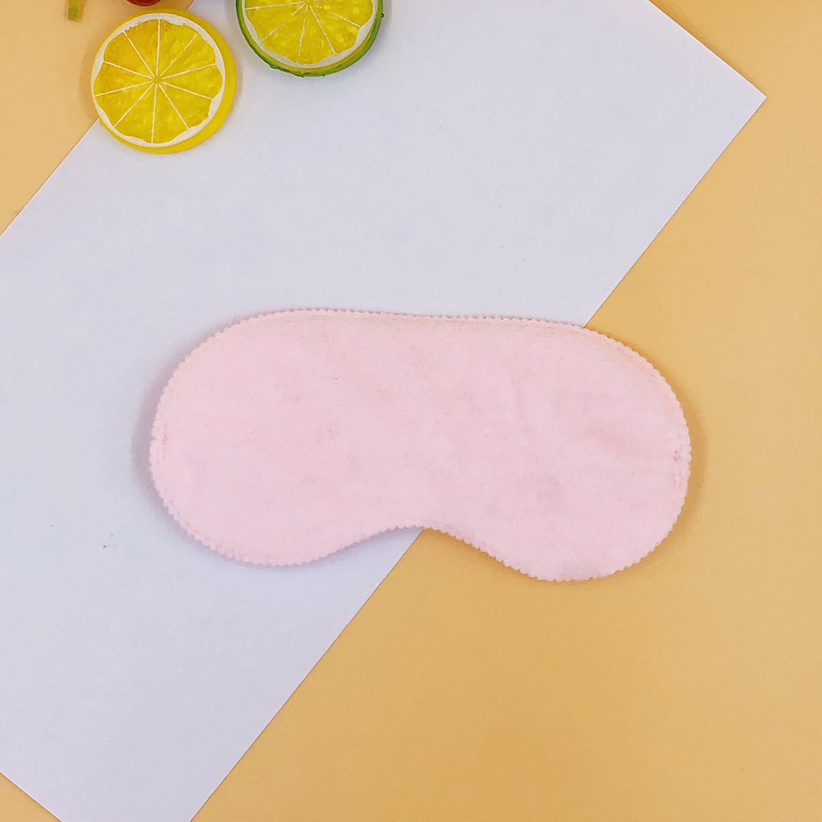 现货护眼罩粉色毛绒纯色眼罩学生睡眠眼罩透气遮光绣花眼罩毛绒眼罩柔软舒适男女通用护眼眼罩可定制厂家定制来稿打样订单生产均可