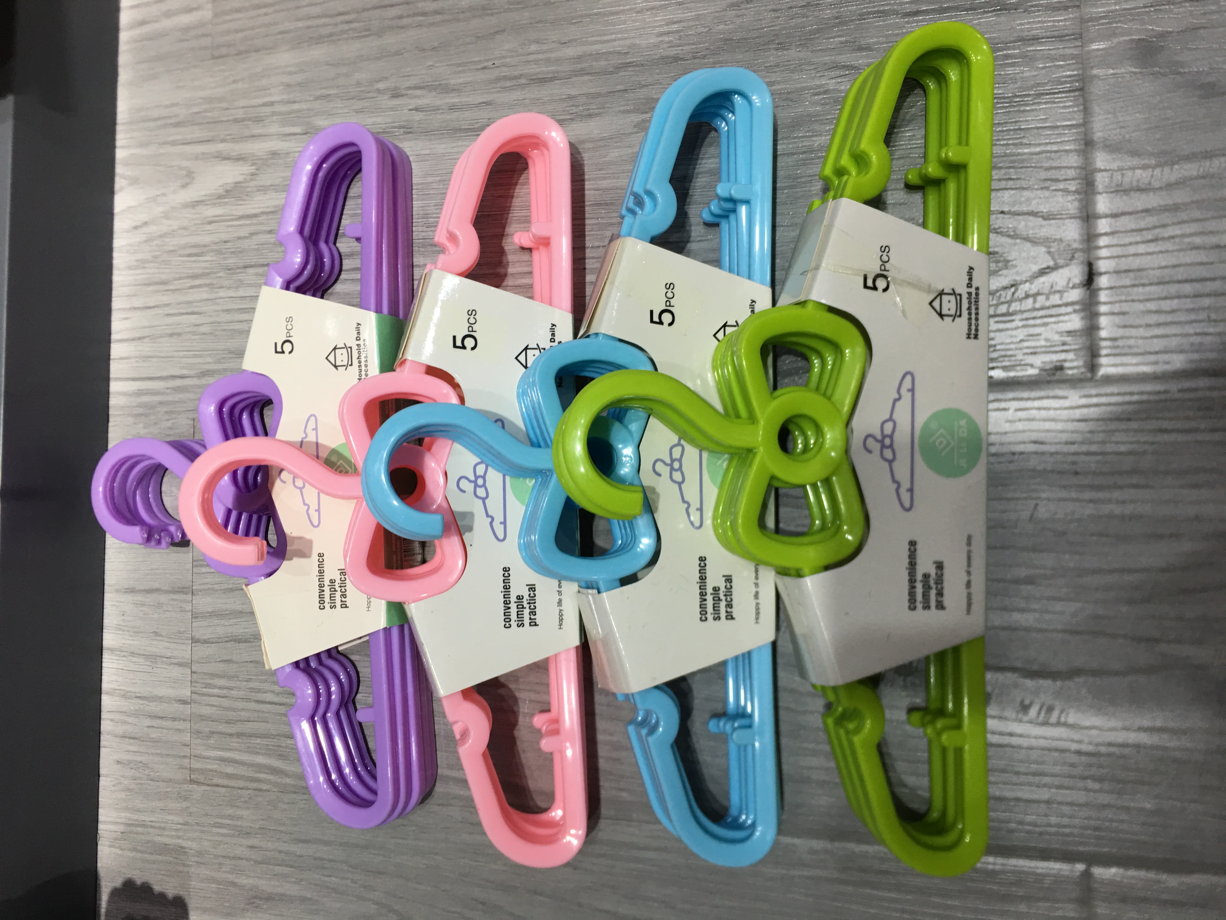 儿童蝴蝶结衣架 （5pcs）图