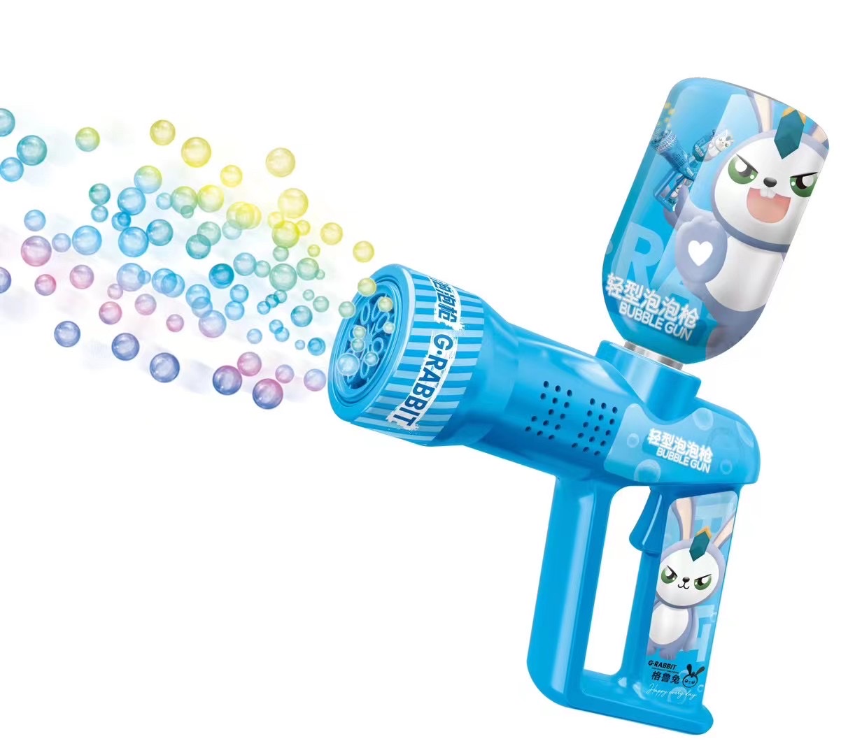 The 2023 popular new Grutu Lightweight Multi-hole Bubble Machine rechargeable model details Picture