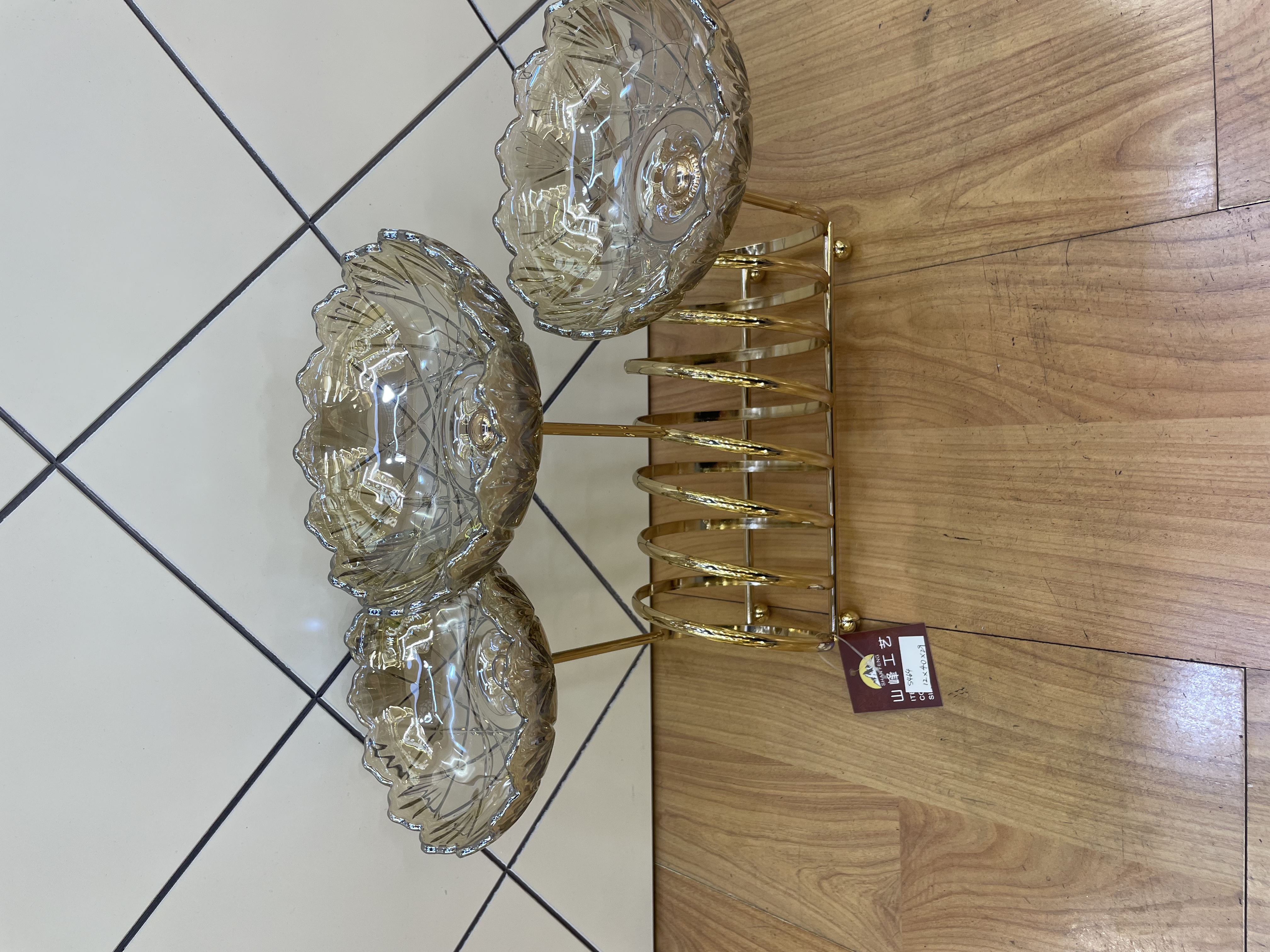 S464玻璃合金烛台 蛋糕盘 巧克力盘 饼干盘装饰家居