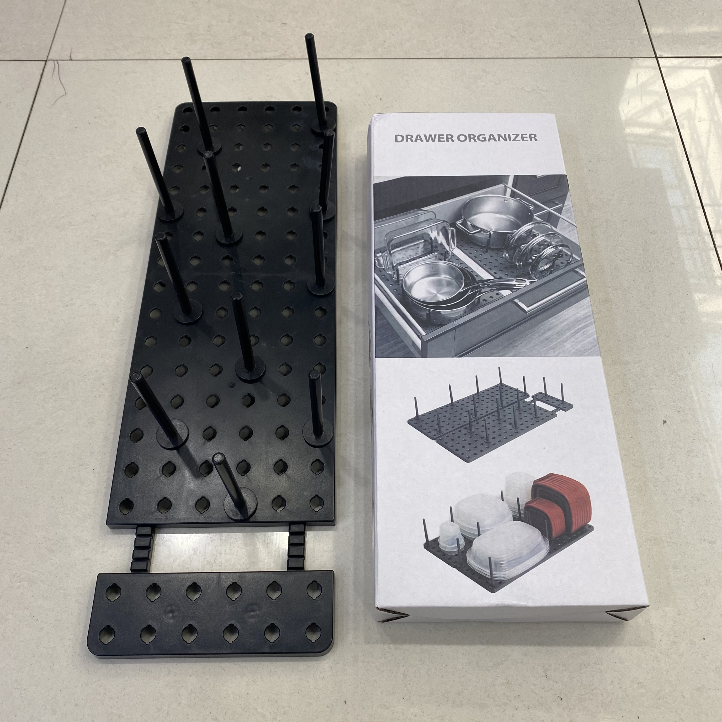 Cajón asphalt bowl rack ajustable retráctil asphalt bowl rack de almacenamiento cuencos platos y platos set de té rack Application Scenario