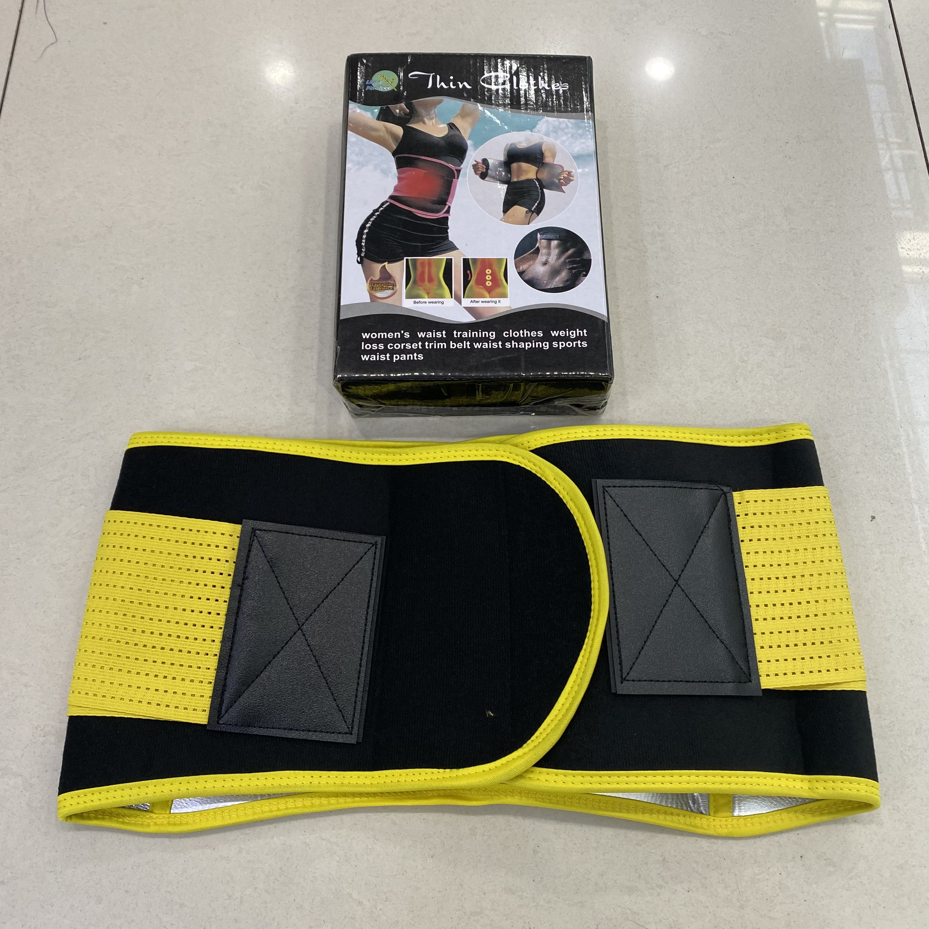 Ladies' sports waistband, fitness and body care waistband