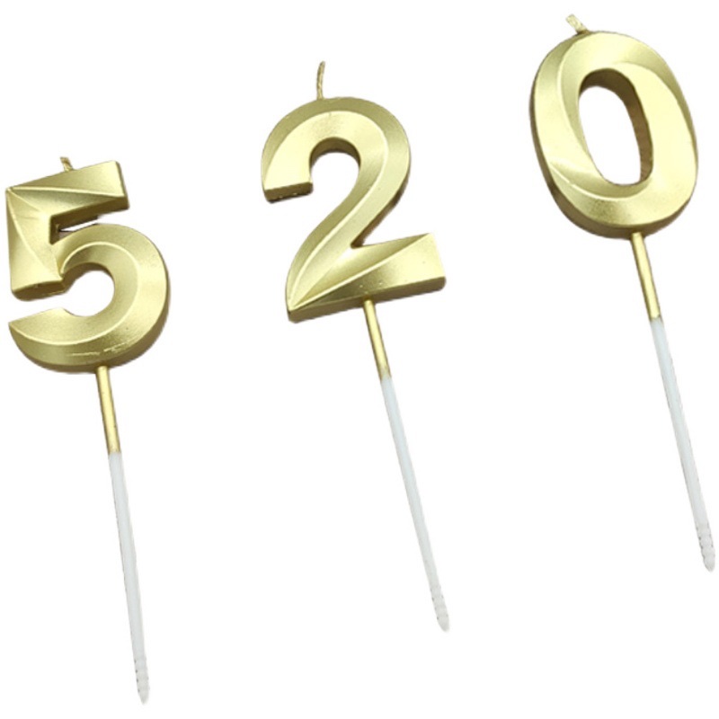 生日蜡烛/蜡烛/数字蜡烛白底实物图