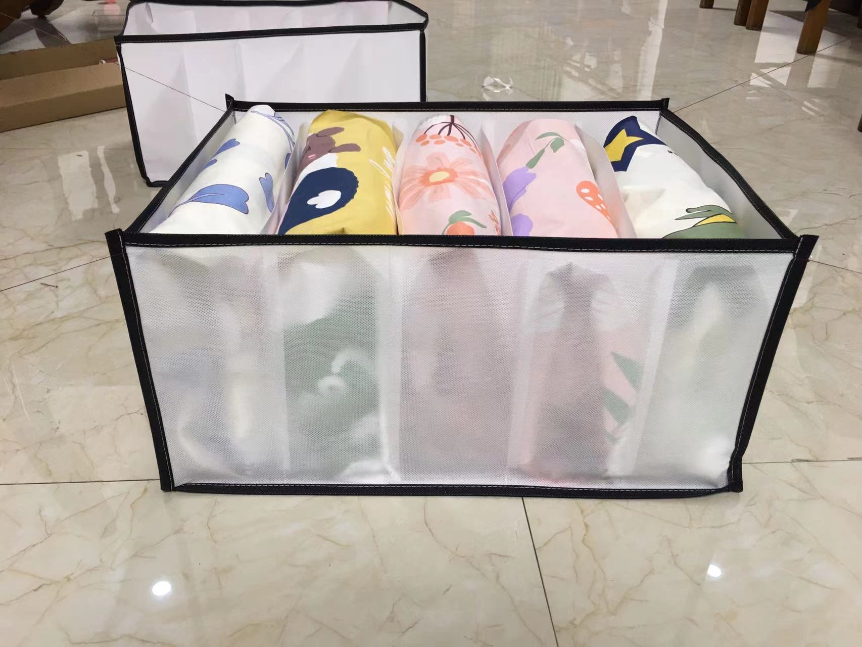 أدراج خزانة الملابس ذات الأغلفة المزخرفة ذات سعة 5 أغلفة Specification image