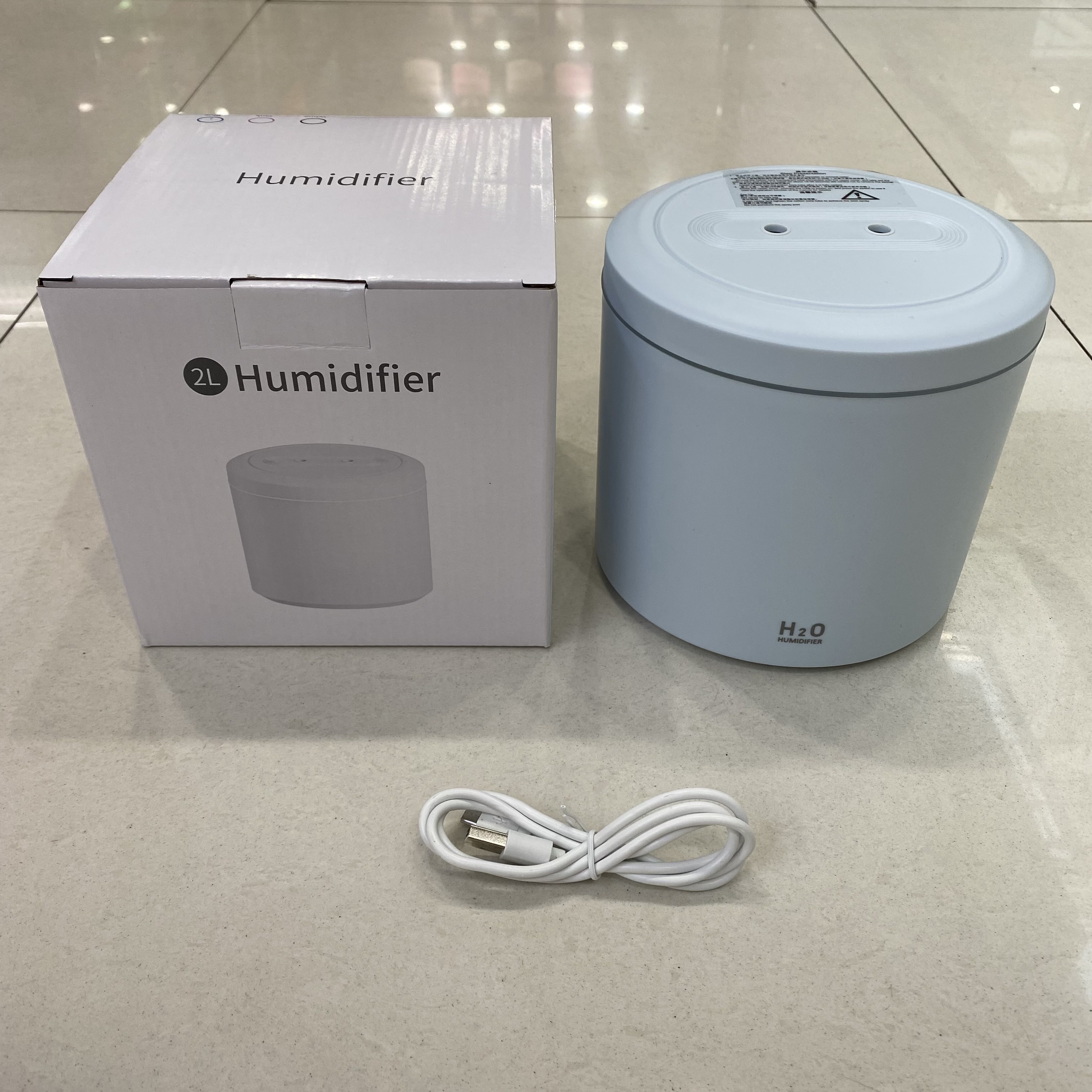 2L doble spray aire rehidratación doble spray USB humidificador doméstico