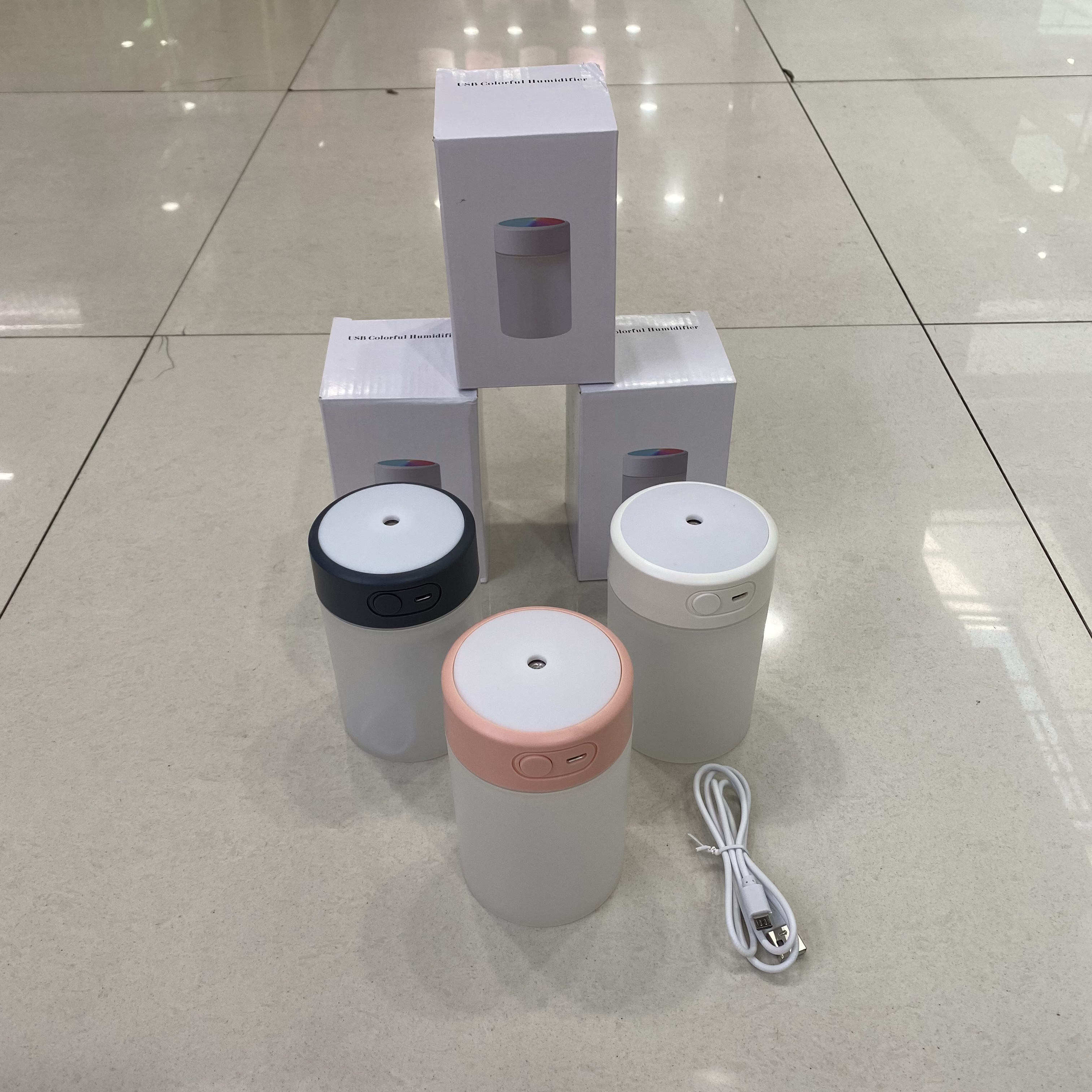 Big white dazzle humidificador para el hogar USB coche mini humidificador de aire para el hogar 360ml