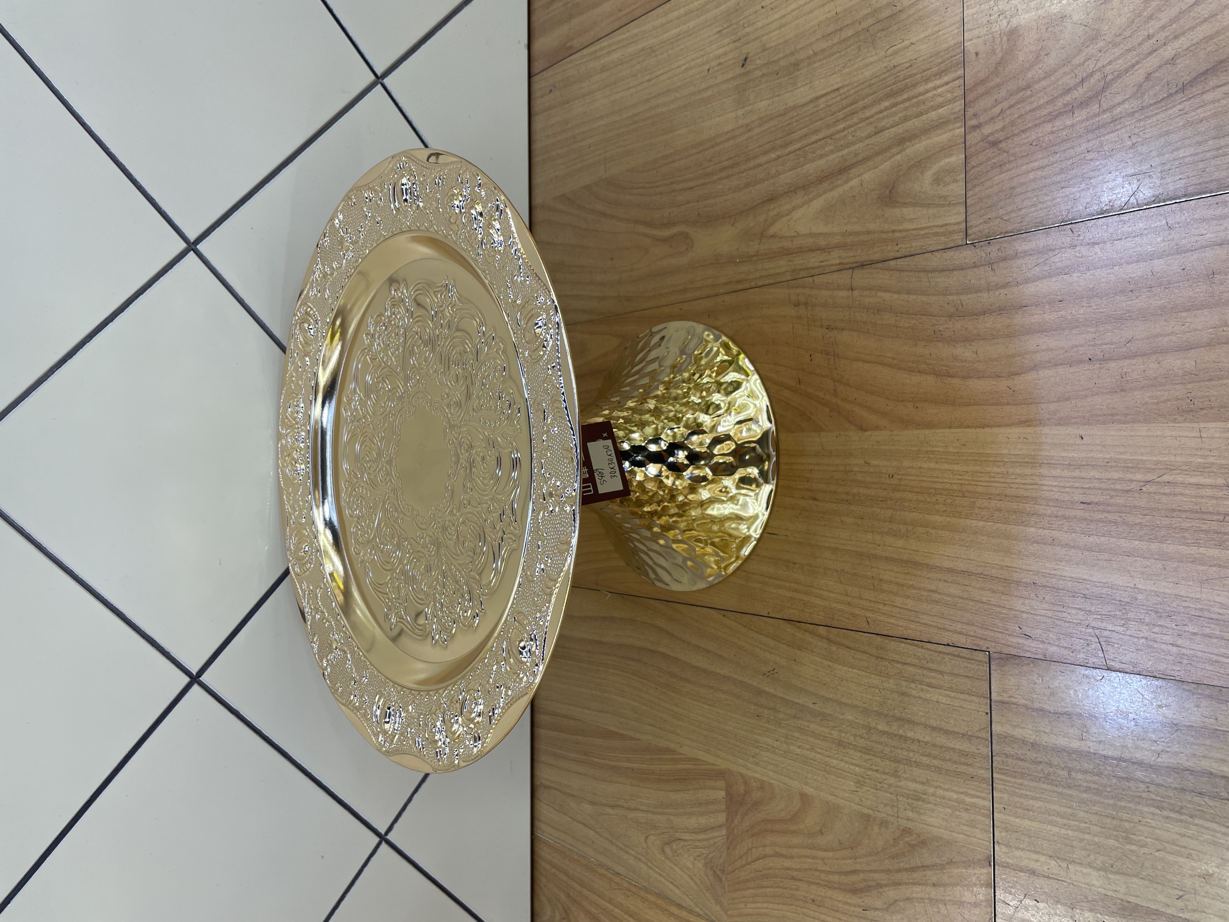 金属工艺品/蛋糕托盘/收纳盘产品图