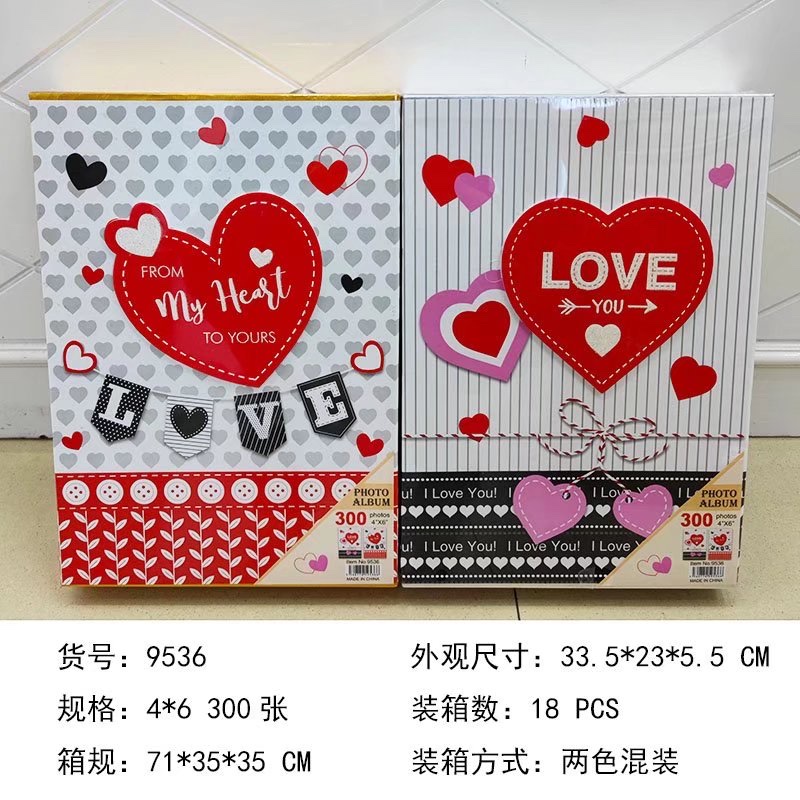A 6-inch printed photo album with 300 sheets, a retro photo album for families Application Scenario
