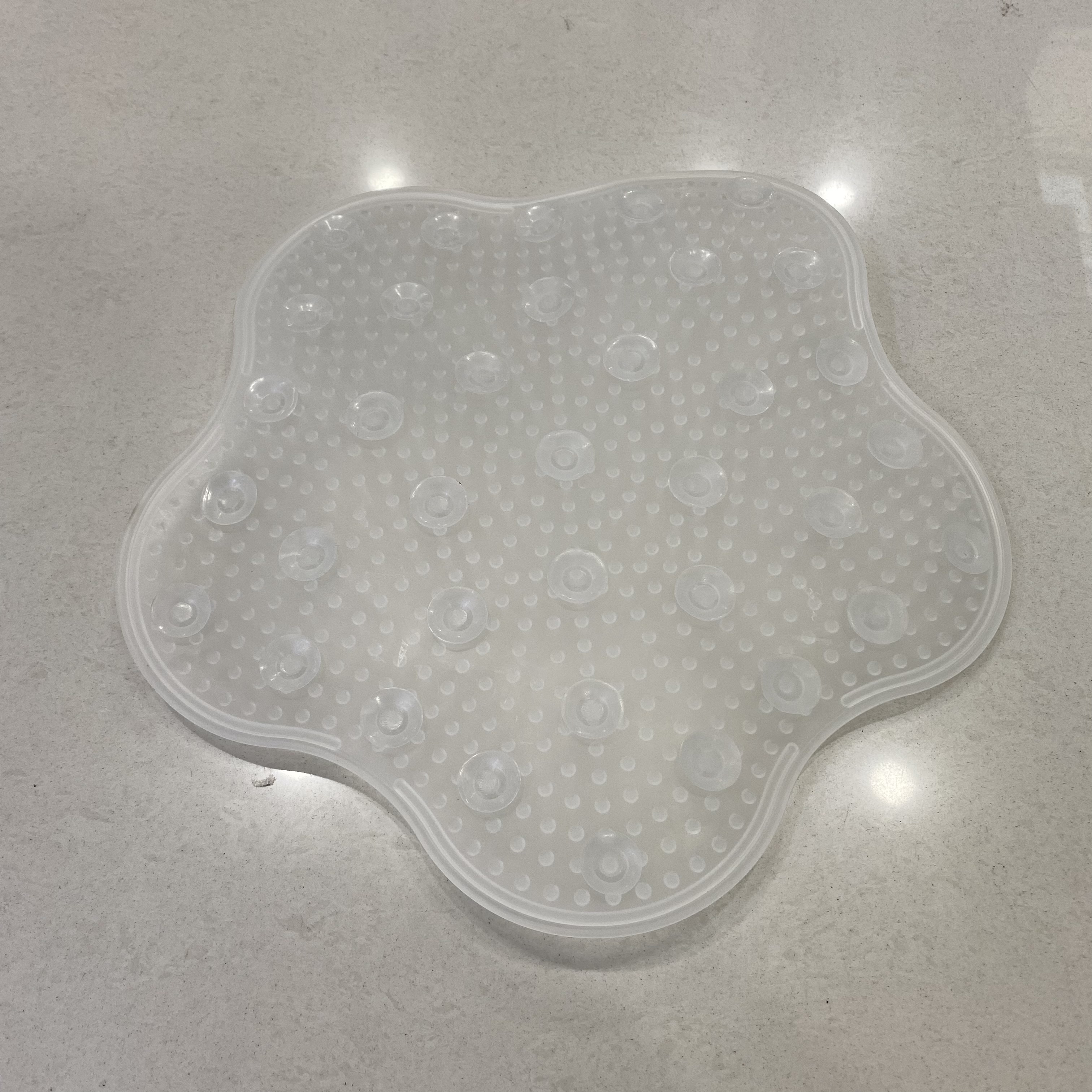 Masaje floral cepillo trasero ducha perezosa ducha ducha pies almohadilla de masaje ventosa de silicona baño almohadilla de ducha