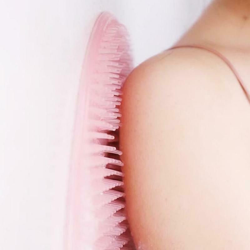 Masaje floral cepillo trasero ducha perezosa ducha ducha pies almohadilla de masaje ventosa de silicona baño almohadilla de ducha Specification image