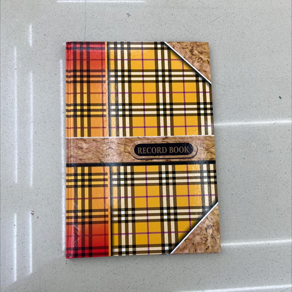 A4-sized African-themed notebook inner page display