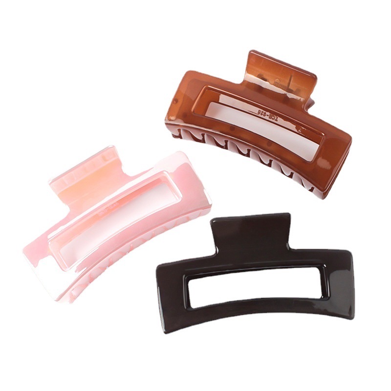 Spring large Shark clip, Korean candy-colored square hair clip, Hua Hin Accessories -513 Specification image