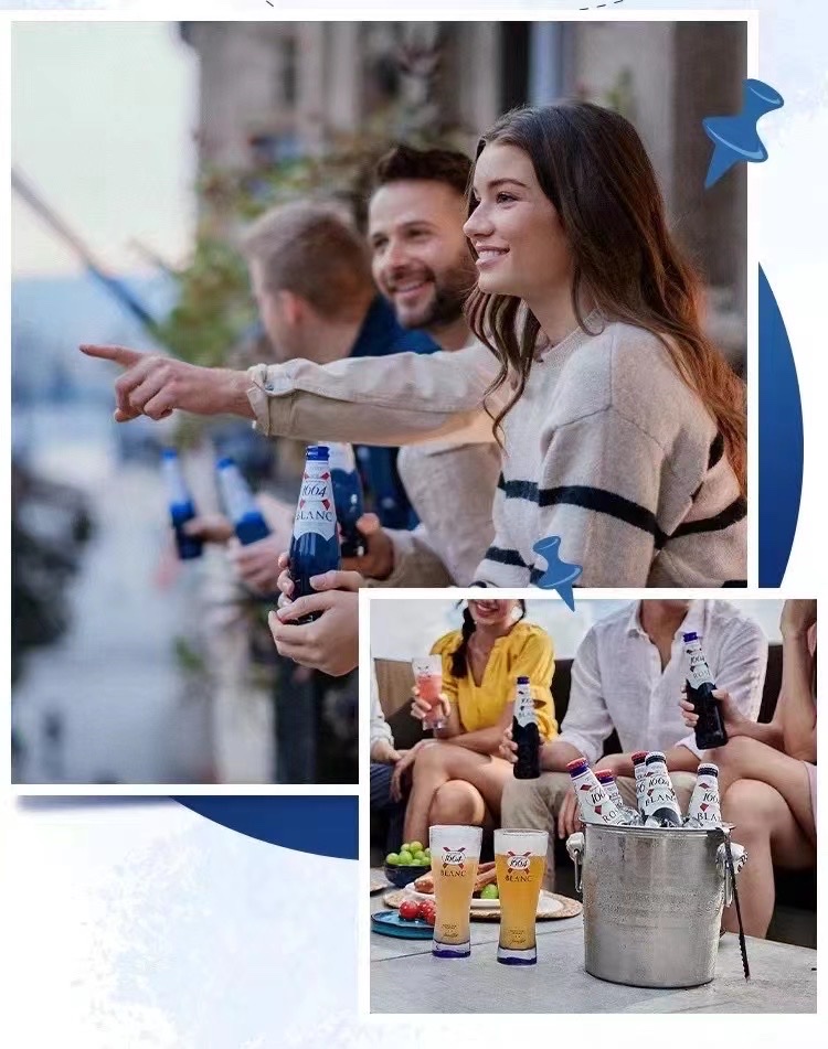 1664 White Beer 250ml Application Scenario