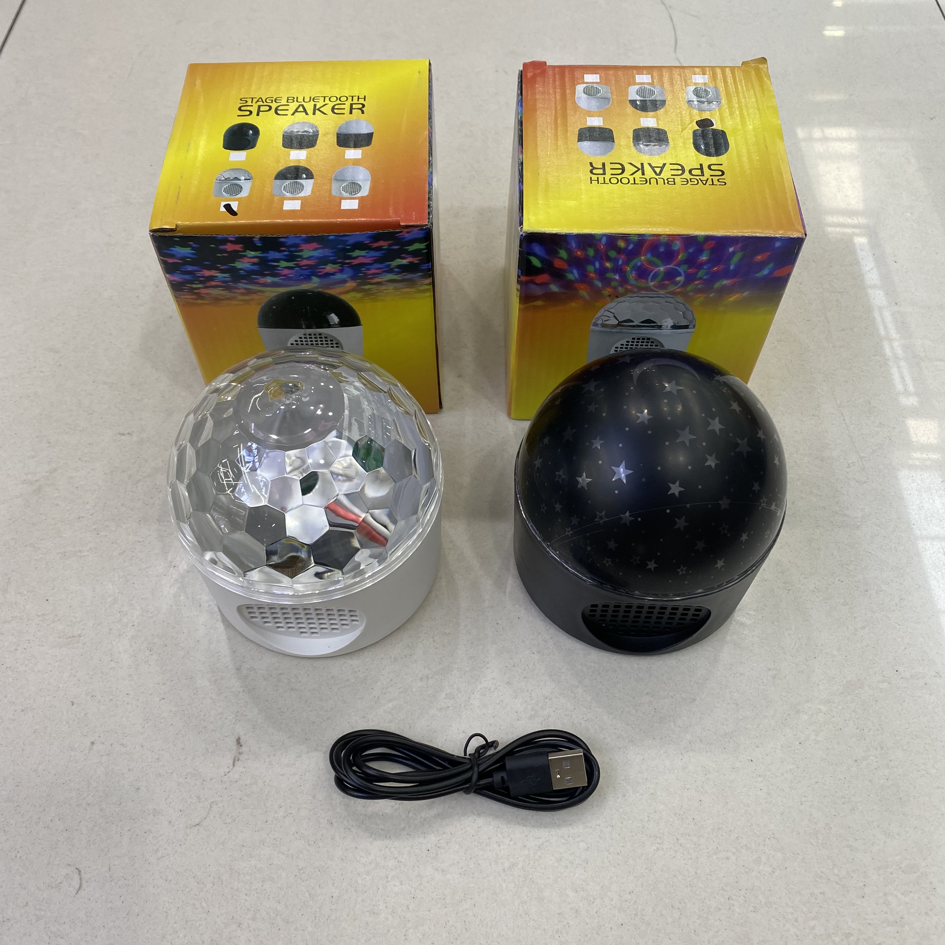 Bluetooth speaker, stage light, starry sky projection light, crystal magic ball, ambient light, USB night light, 5V Application Scenario