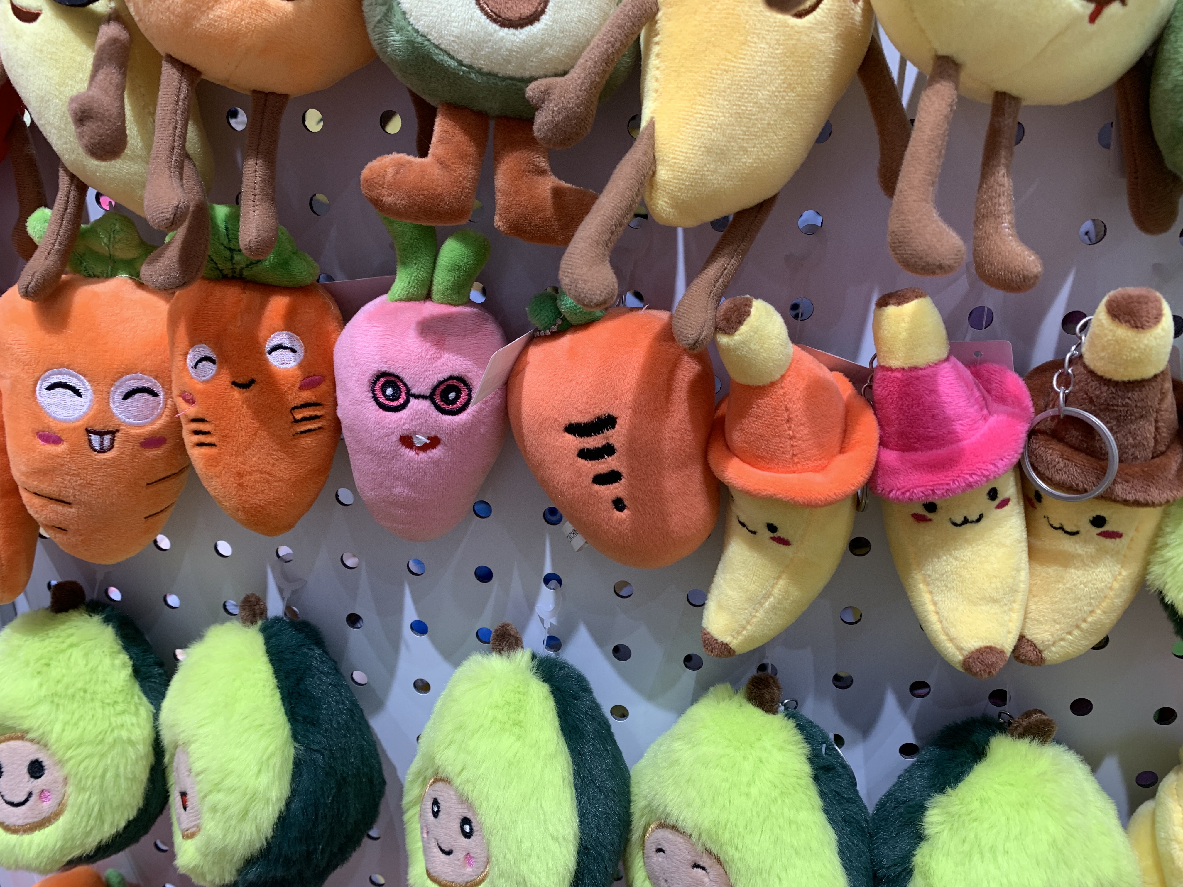 Plush pendants, shy bow ties, rabbit keychains, cartoon series, mini claw dolls, live streaming on Amazon Douyin Item Picture