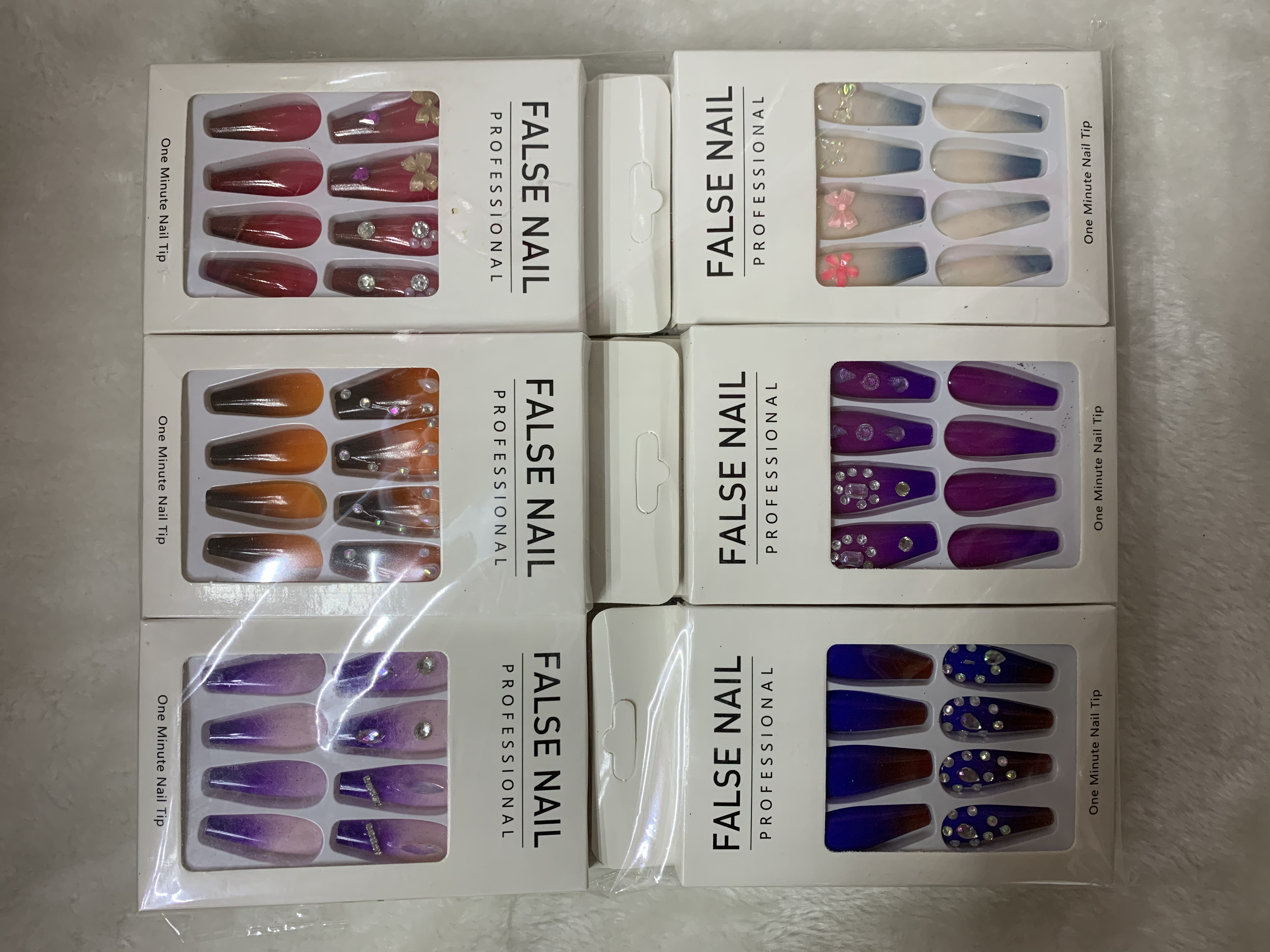 渐变色甲片L-003