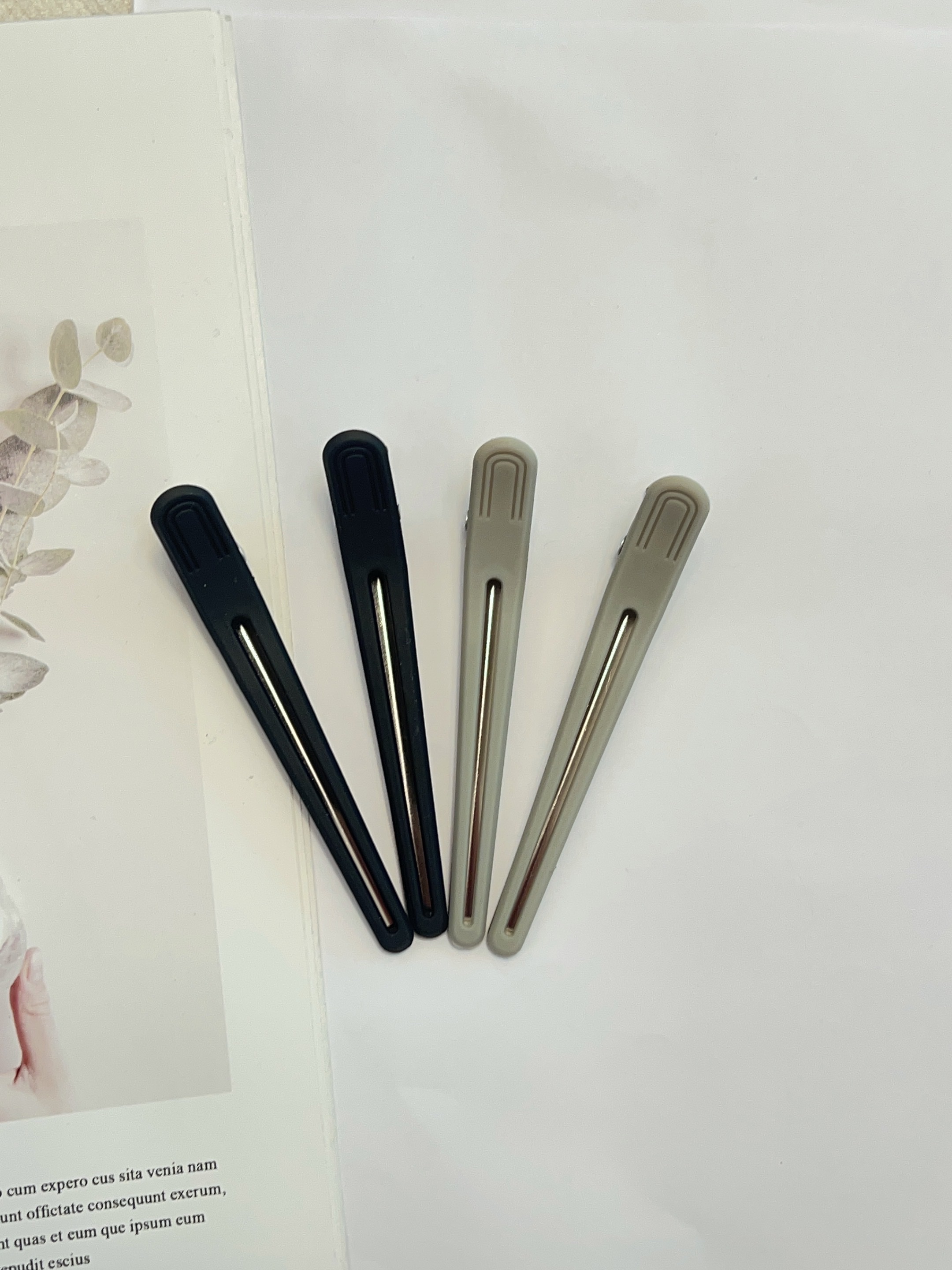 美发夹鸭嘴侧边刘海无痕理发夹子头饰夹专用 华欣饰品-519