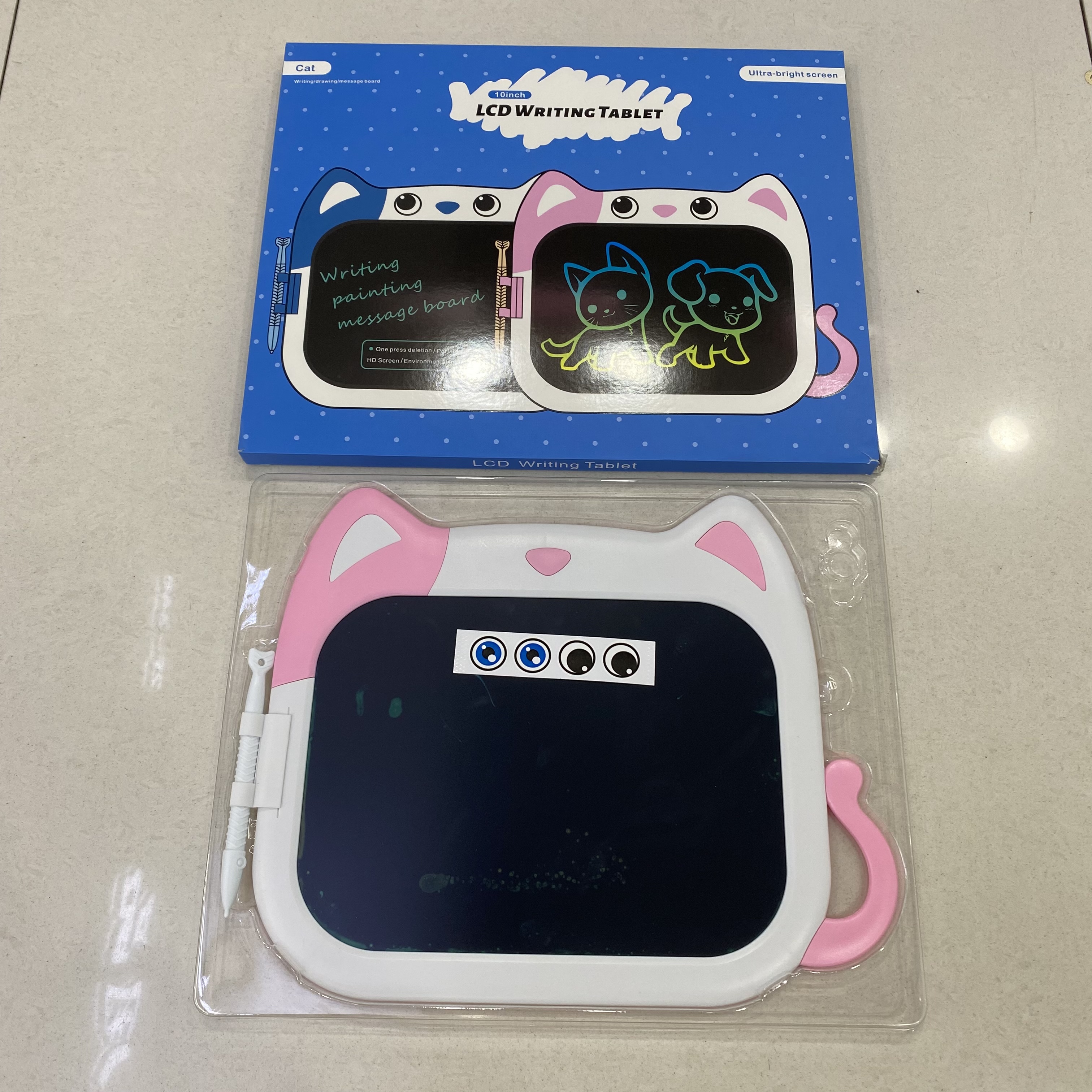 小猫卡通液晶手写板儿童画板写字板学生玩具小黑板涂鸦绘画板