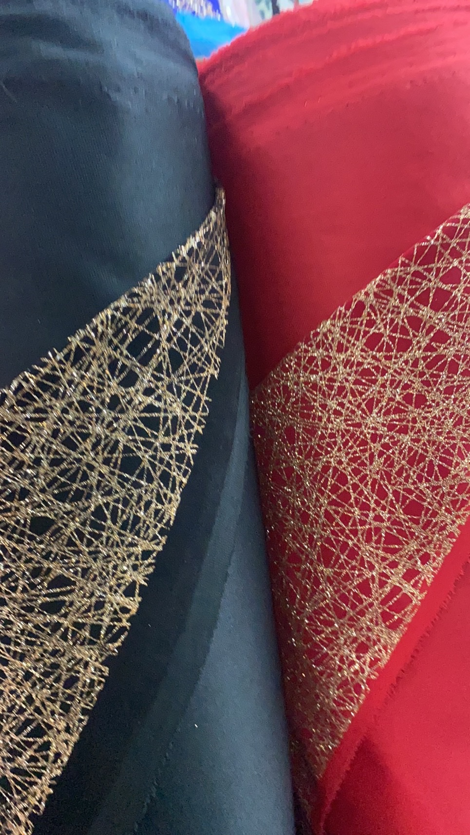 鹿皮绒印花/金丝布印花/格子特印花白底实物图