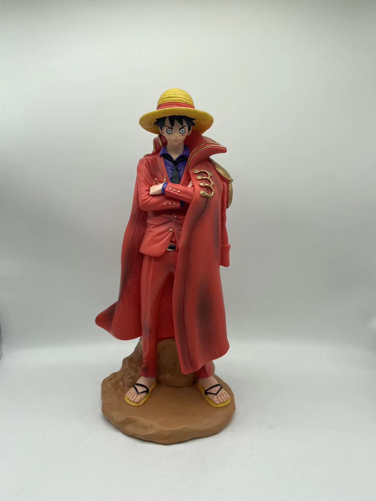 手办大摆件 秋叶原动漫批发海贼王GK炎帝艾斯手办摆件 火拳艾斯红衣路飞三刀流索隆手办模型玩具摆件桌面摆件小摆件树脂冰箱贴细节图