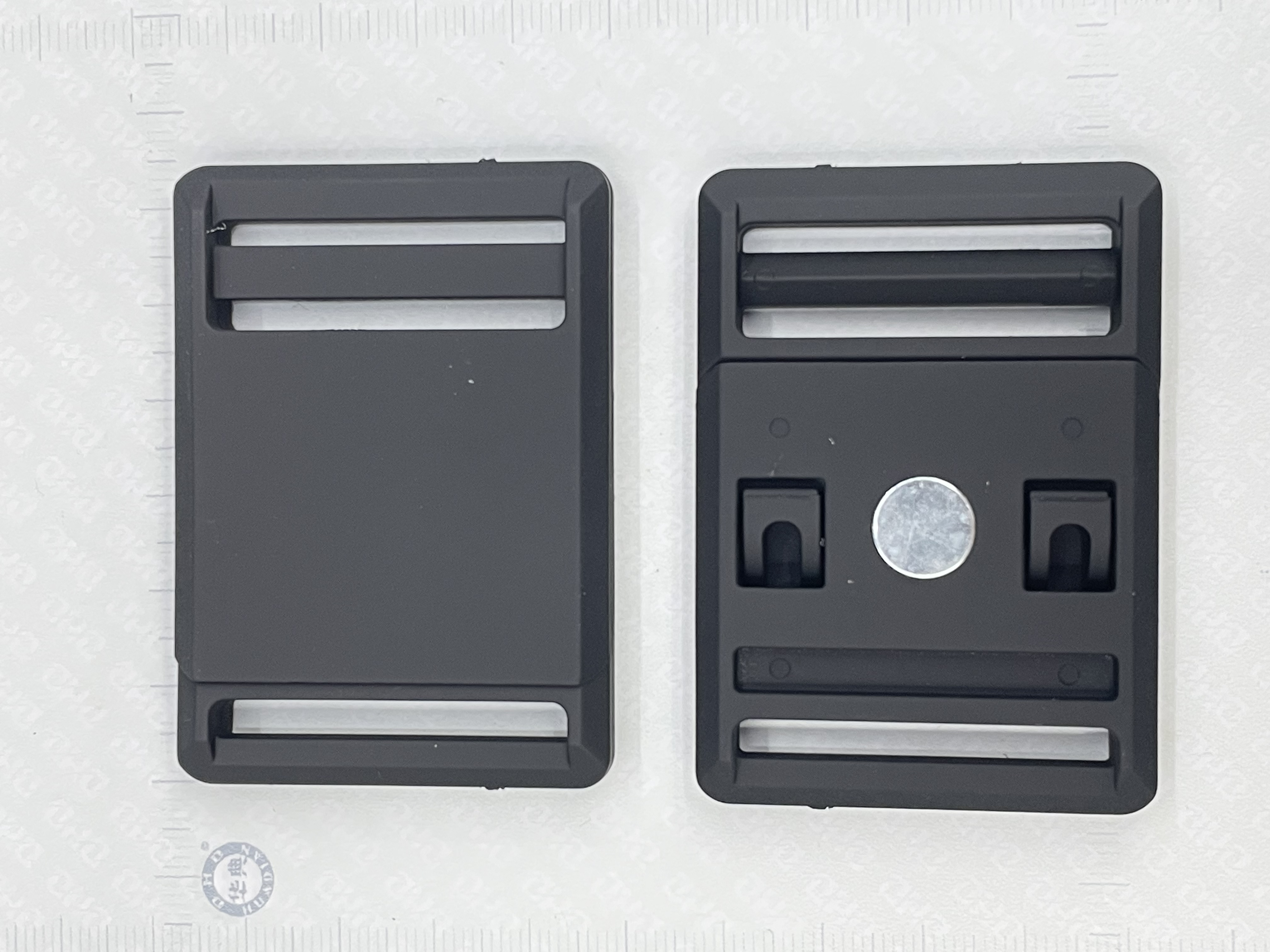 华典DHD磁铁磁吸橡胶漆腰带扣 时尚皮带男士2023休闲扣插扣35mm白底实物图