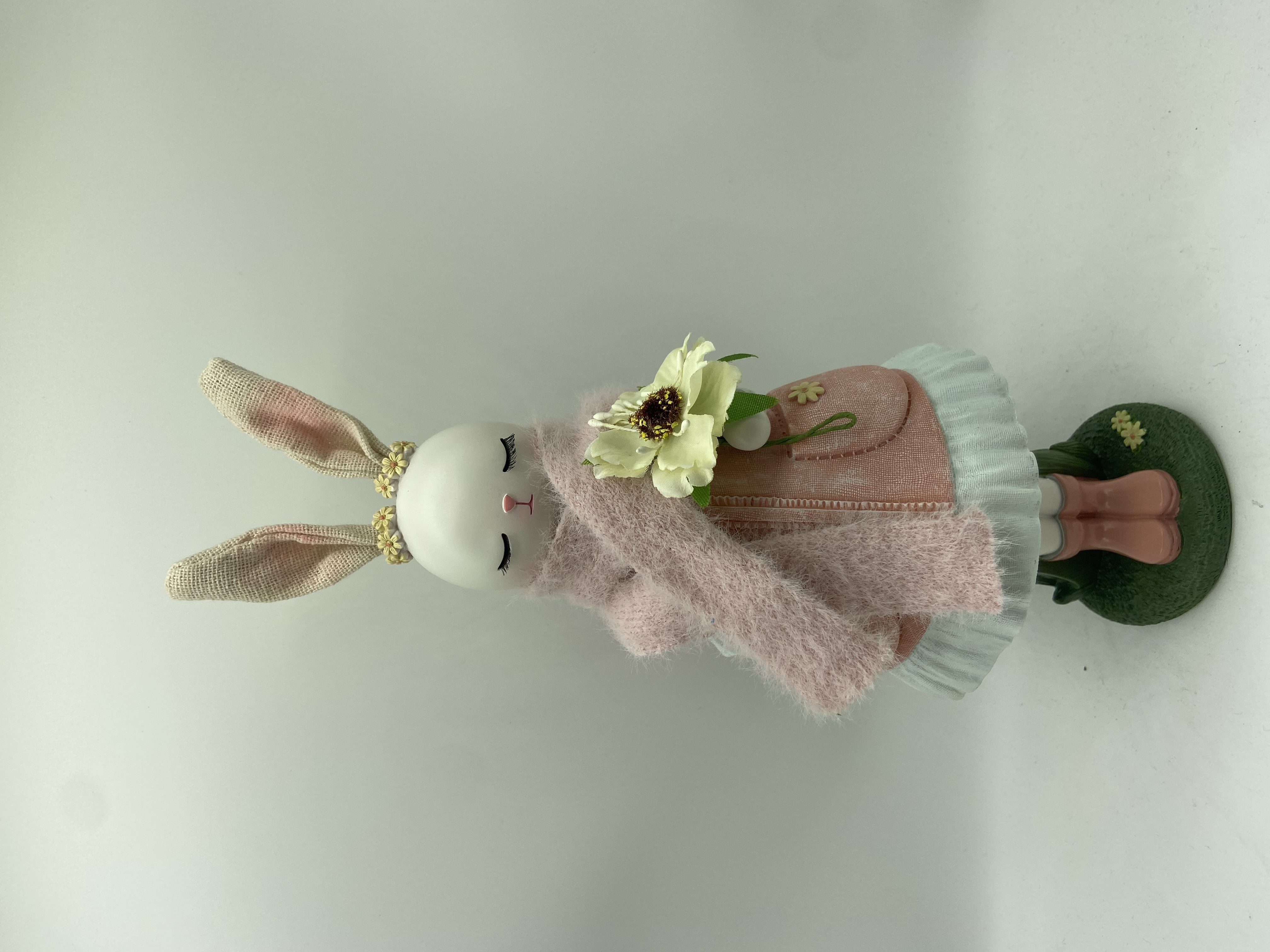 复古杂卡田园外贸围巾兔子摆件