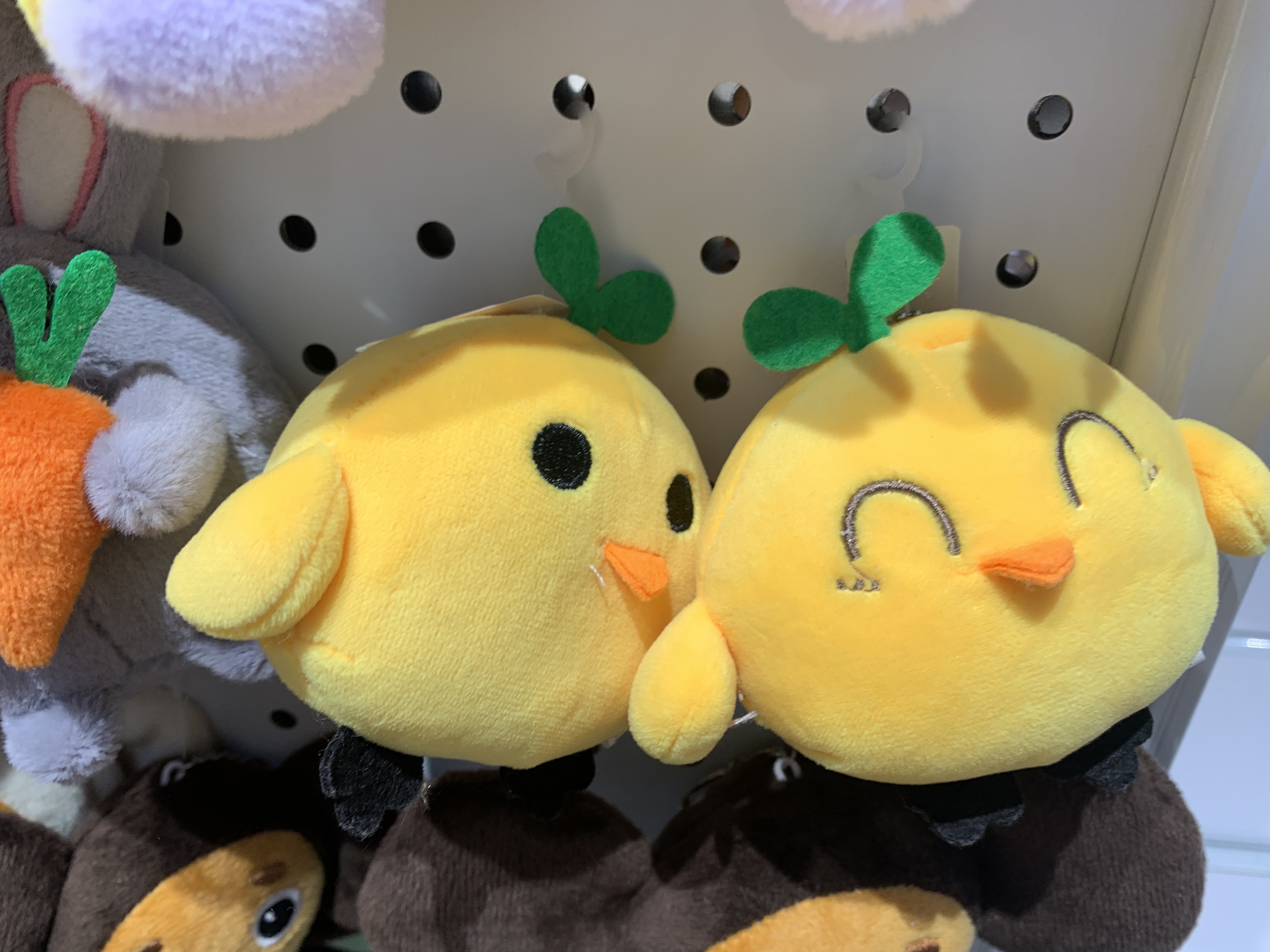 Plush pendant crossbody bag, spray-painted animal series keychain, duck milk tea cup, chicken mini grabbler, Douyin live streaming, Amazon cross-border Item Picture