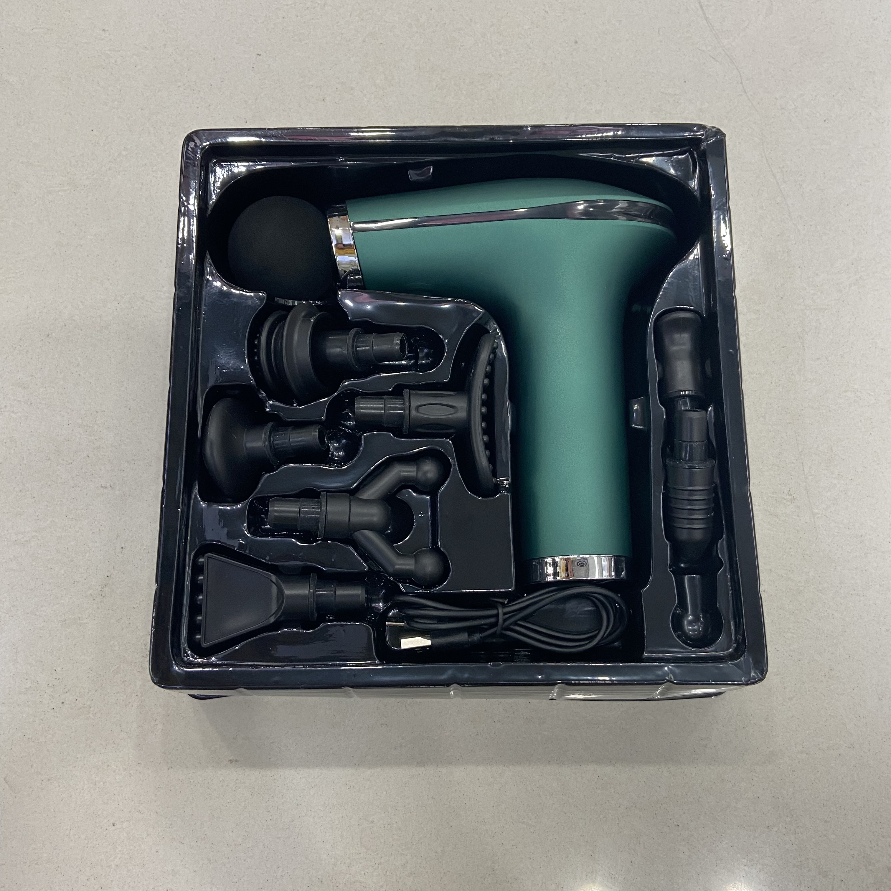 Electric mini rechargeable fascia gun, massage gun, muscle relaxation vibration massager, electric impact gun, fitness equipment Specification image