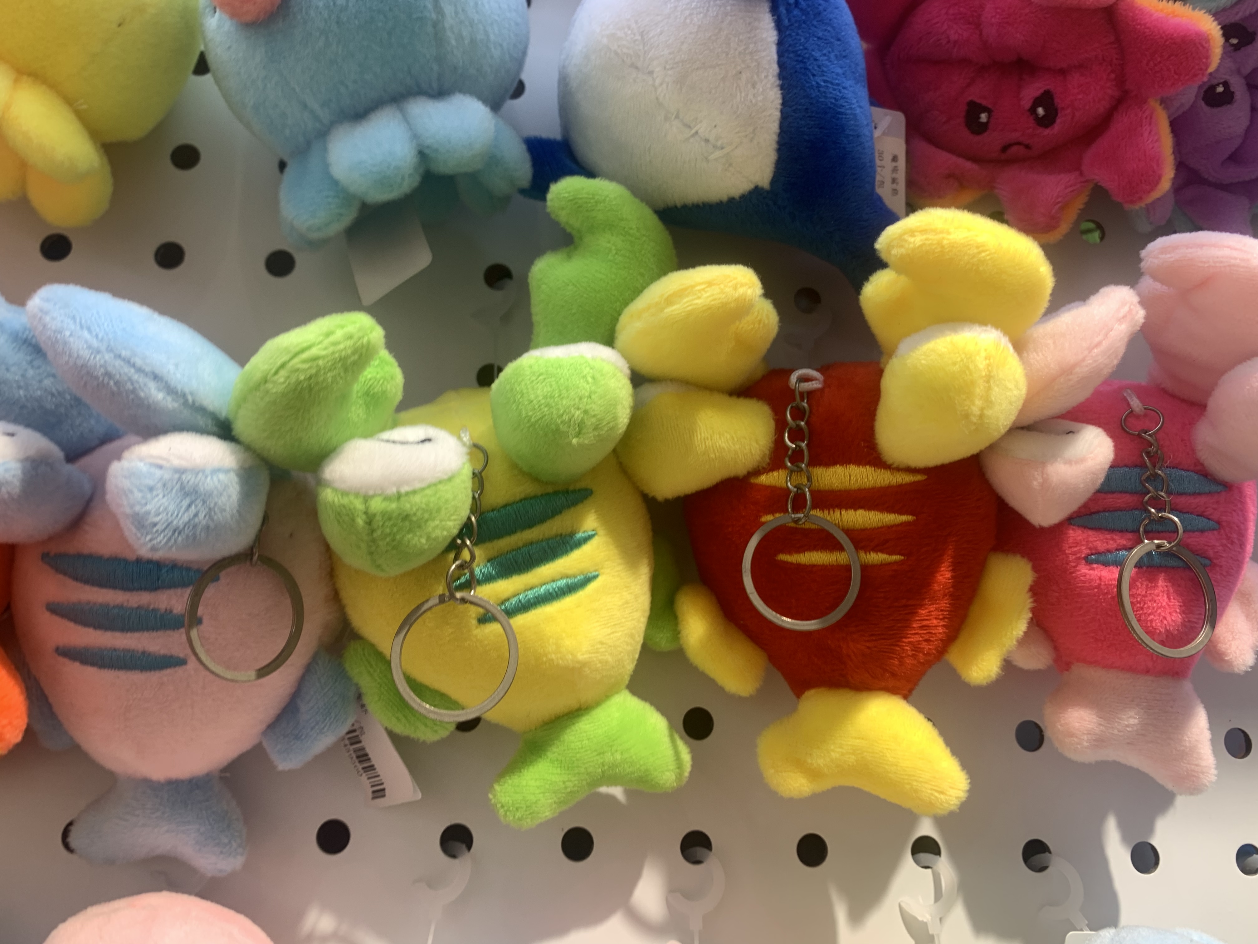 Plush pendant, double-sided octopus keychain, Ocean series, mini claw machine doll, Douyin live streaming on Amazon details Picture