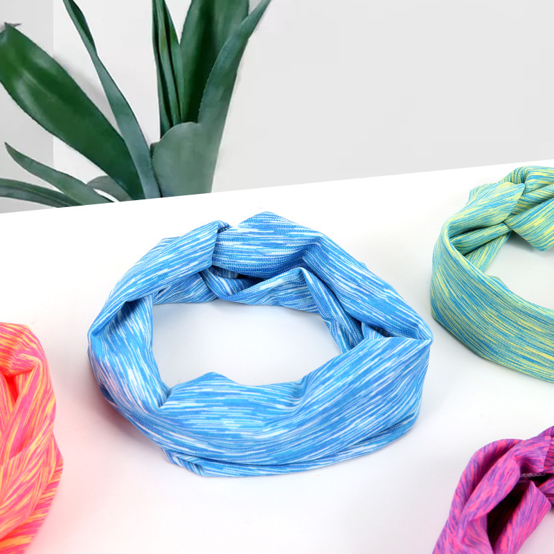 瑜伽弹力发带网球运动 头带头饰跑步运动头带吸汗带防滑止汗头带