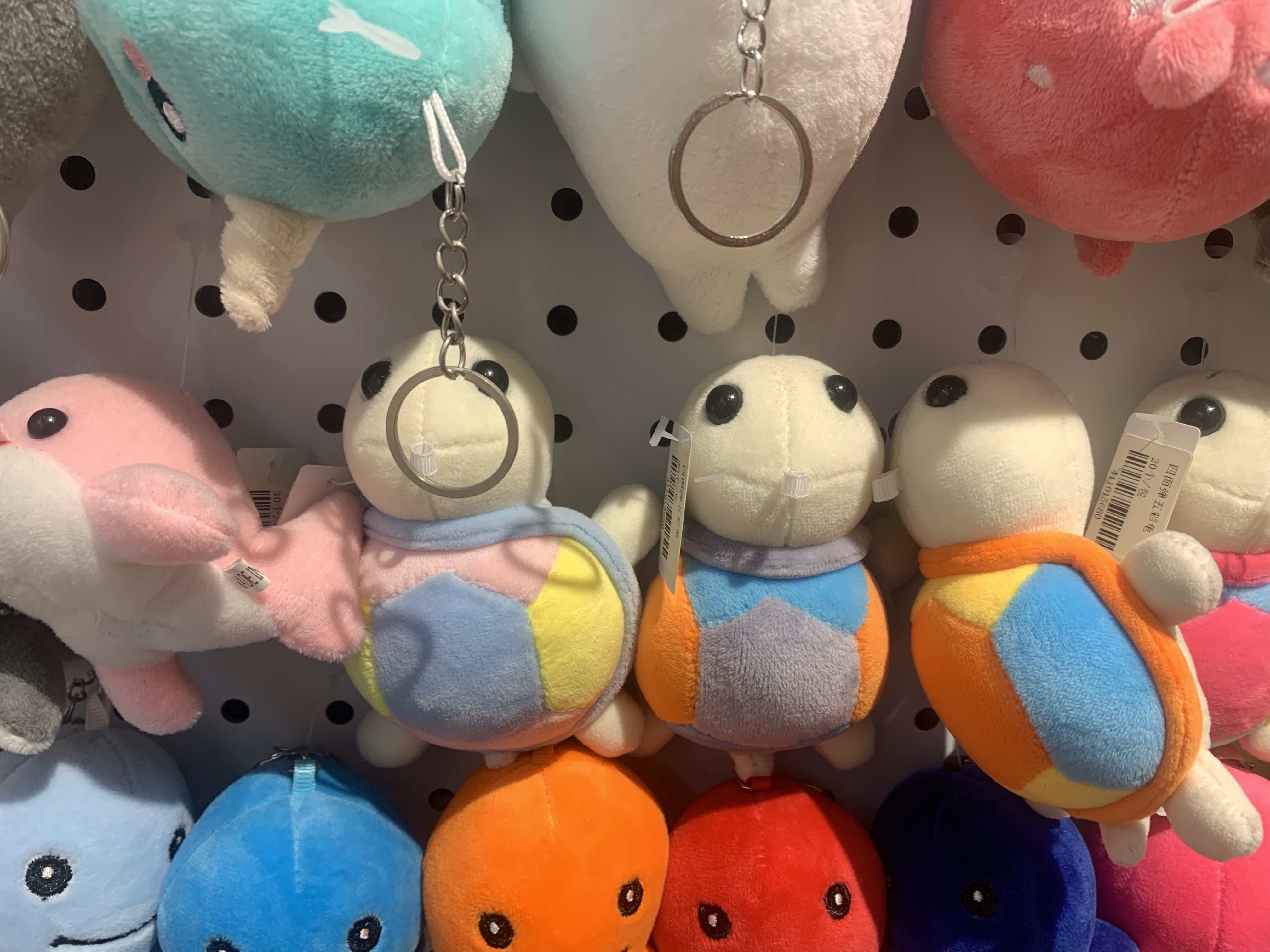 Plush pendant, double-sided octopus keychain, Ocean series, mini claw machine doll, Douyin live streaming on Amazon Specification image