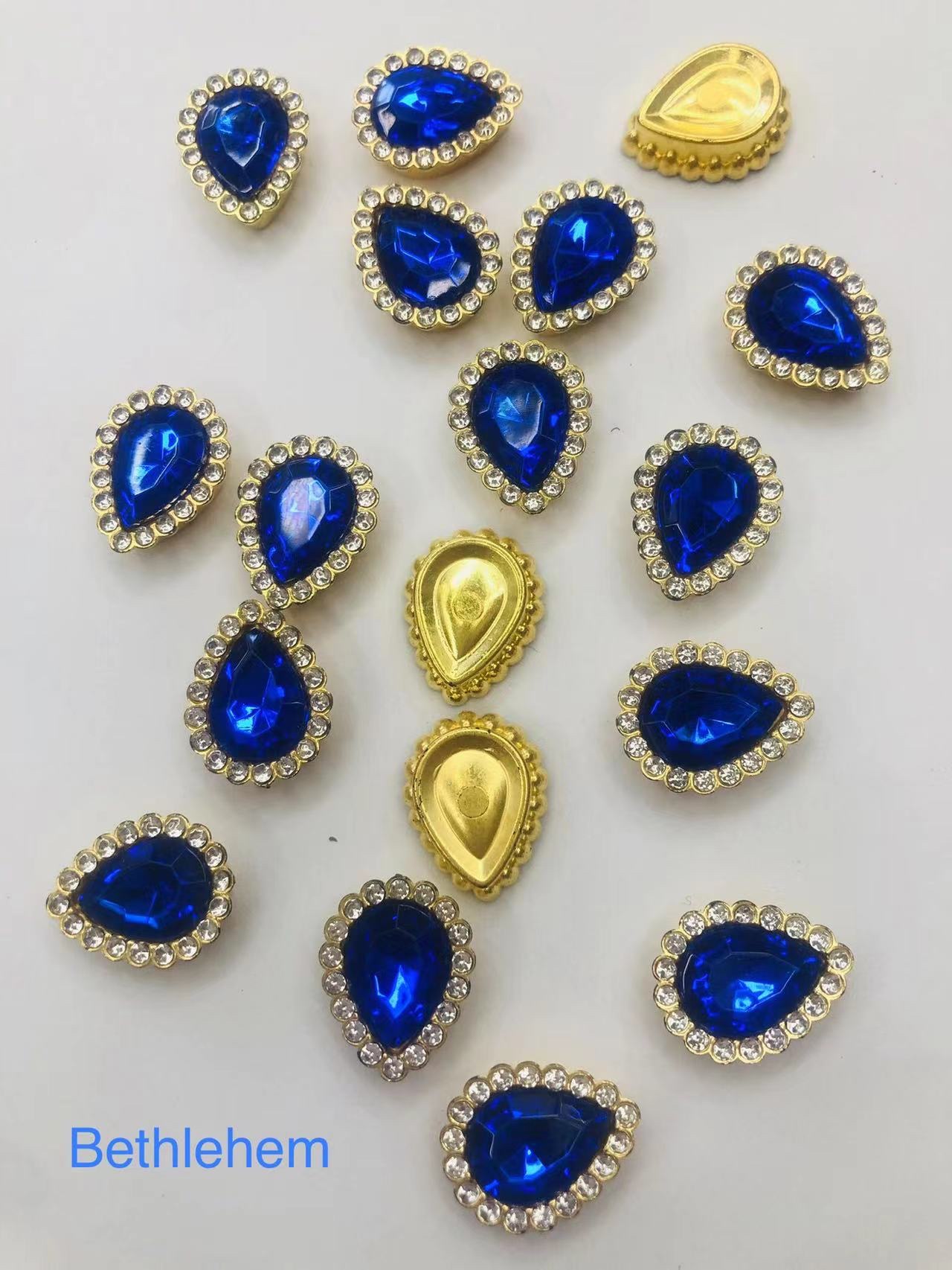 抓钻/爪钻/水钻白钻/太阳花马眼/莫桑钻细节图