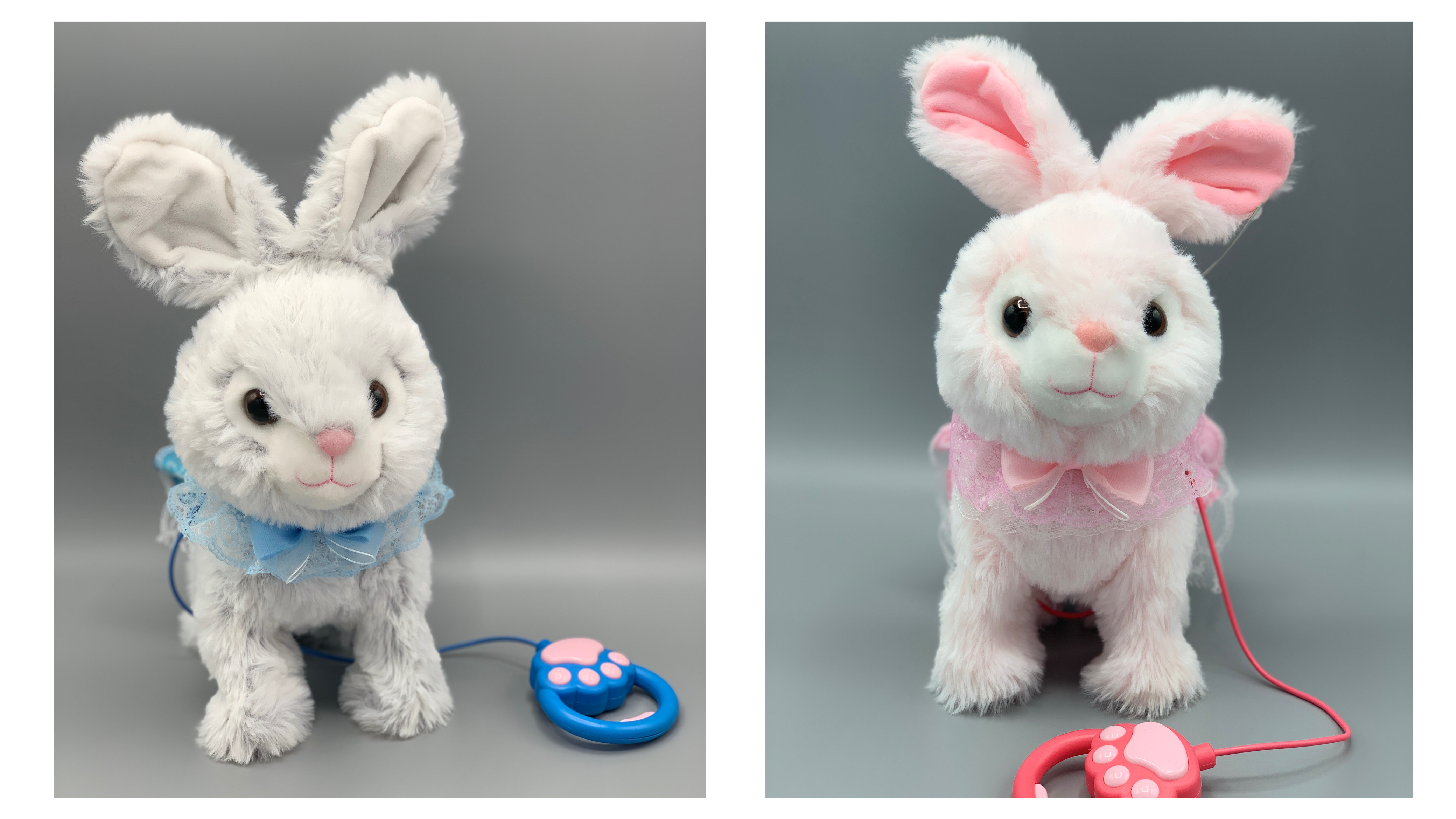 毛绒电动玩具兔子会蹦会走会唱歌能录音的玩具公仔兔子详情图1