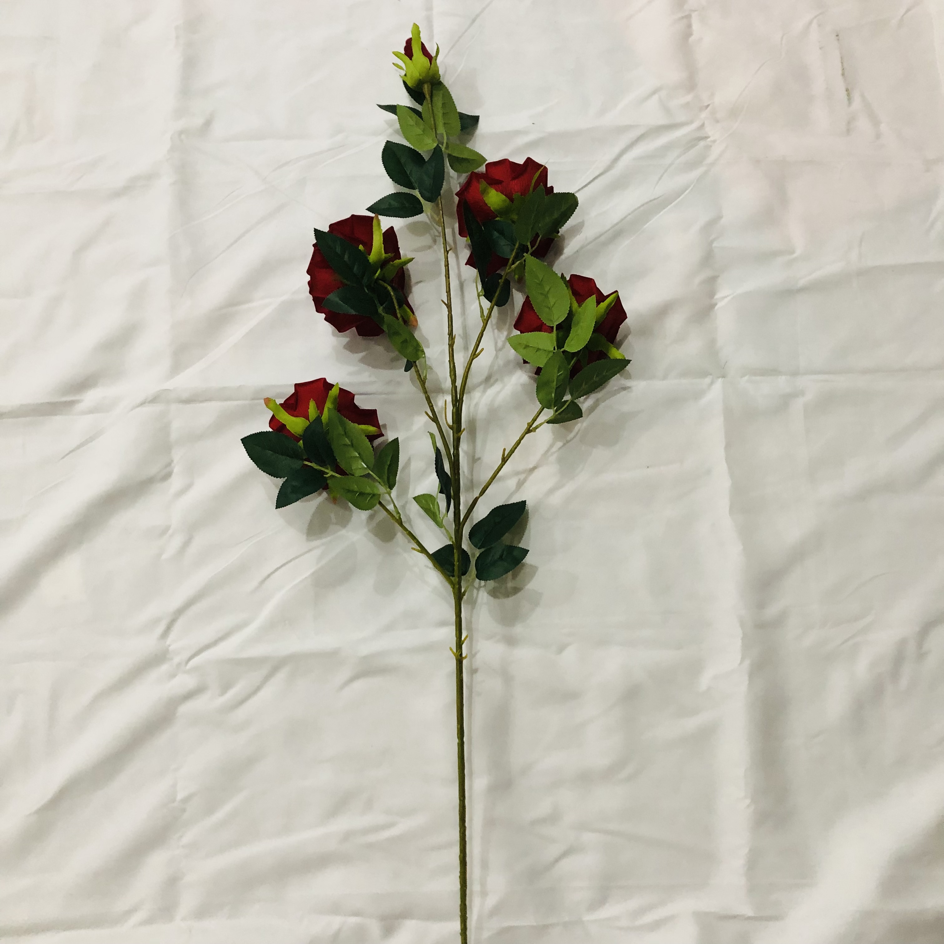 绒布/玫瑰花/仿真花细节图